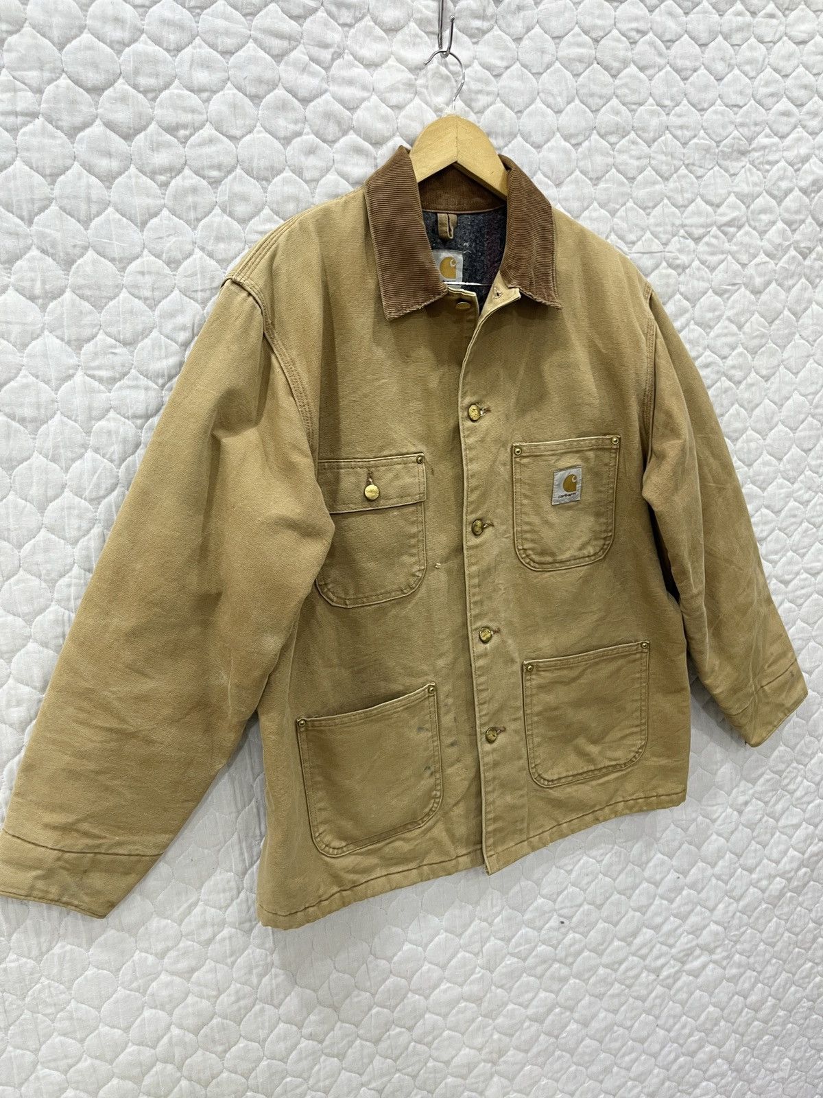 Carhartt (Eeee). VINTAGE CARHARTT BLANKET CHORE JACKET Size US M / EU 48-50 / 2 - 3 Thumbnail