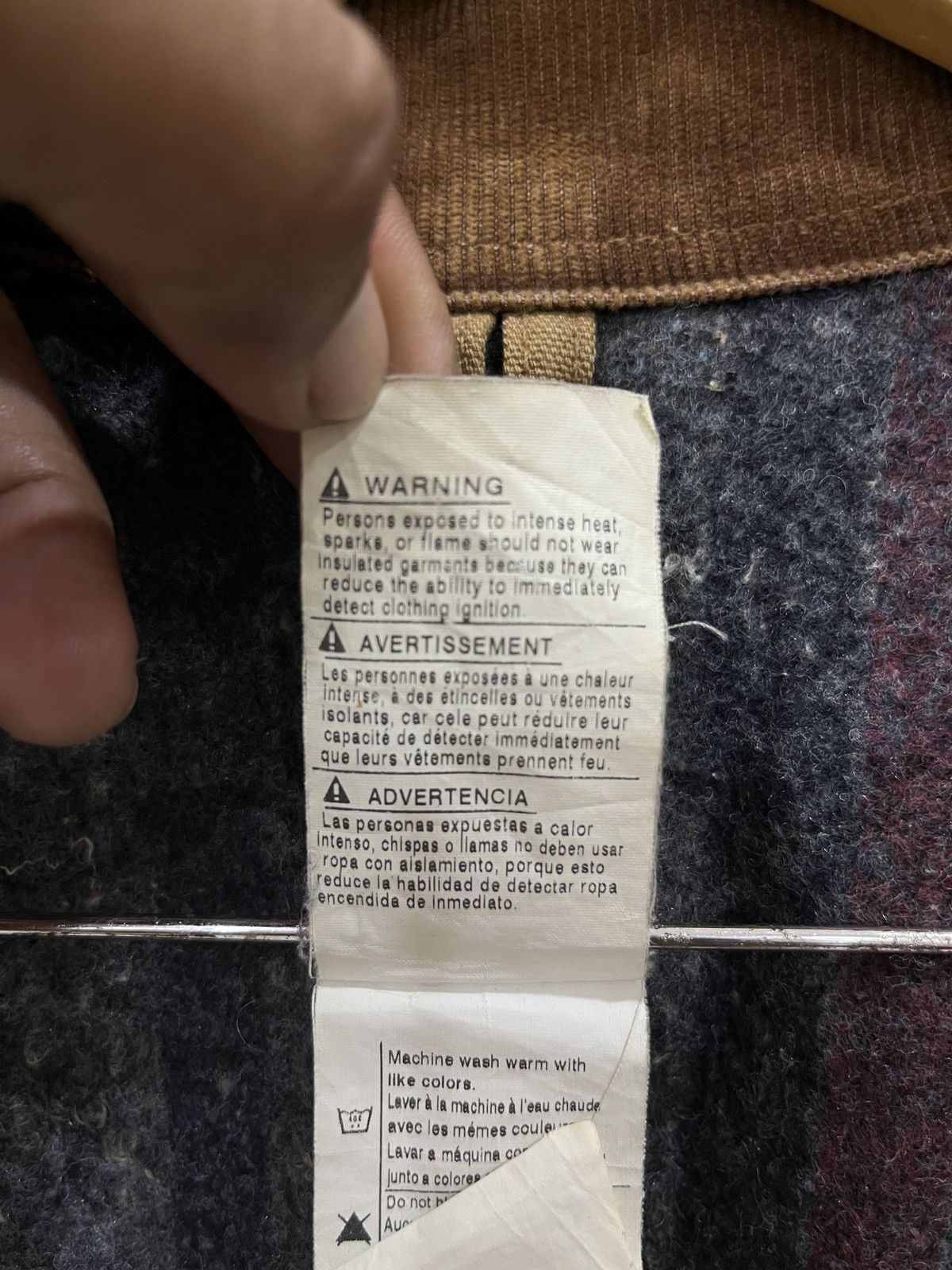 Carhartt (Eeee). VINTAGE CARHARTT BLANKET CHORE JACKET Size US M / EU 48-50 / 2 - 10 Thumbnail