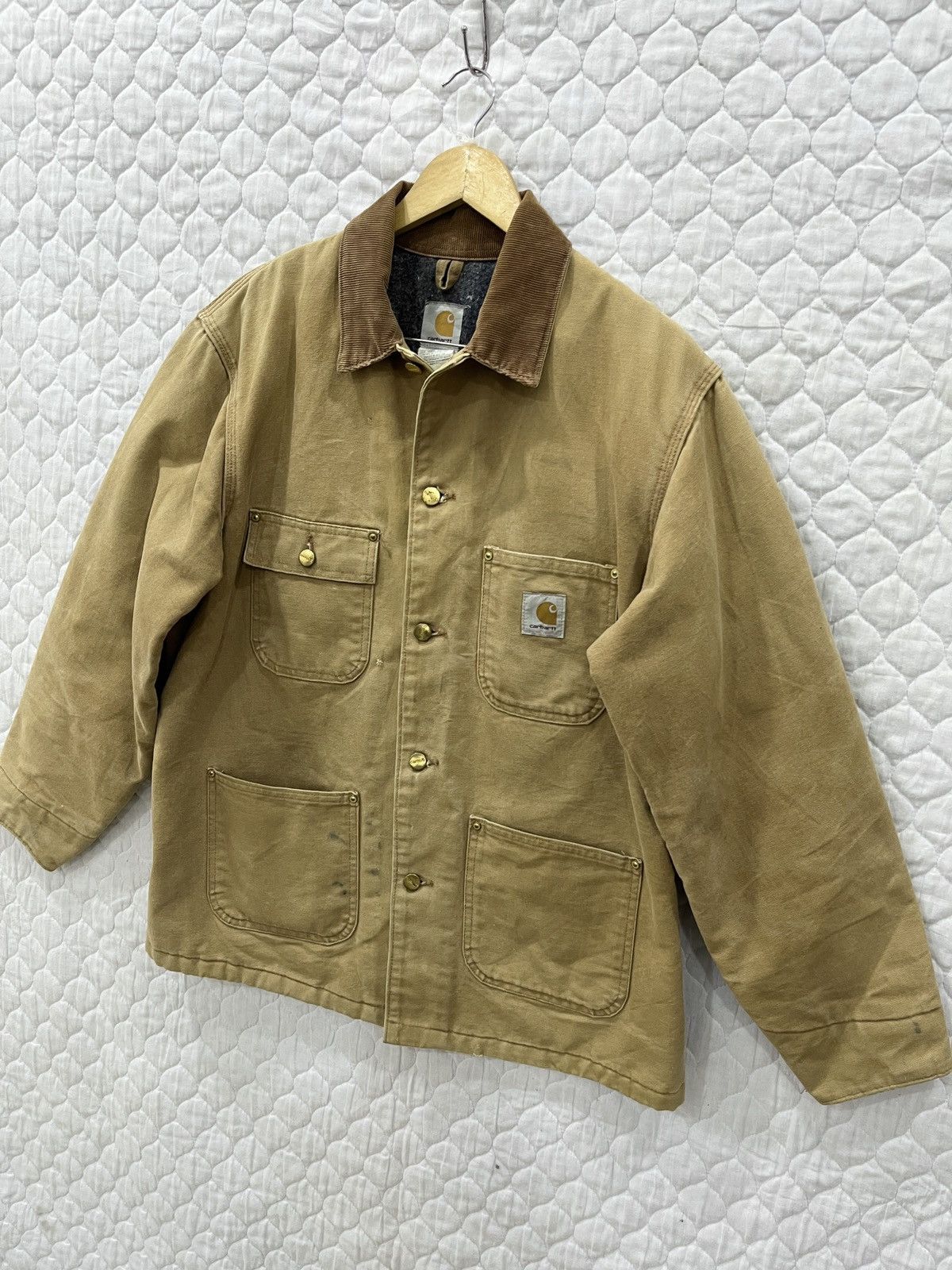 Carhartt (Eeee). VINTAGE CARHARTT BLANKET CHORE JACKET Size US M / EU 48-50 / 2 - 2 Thumbnail