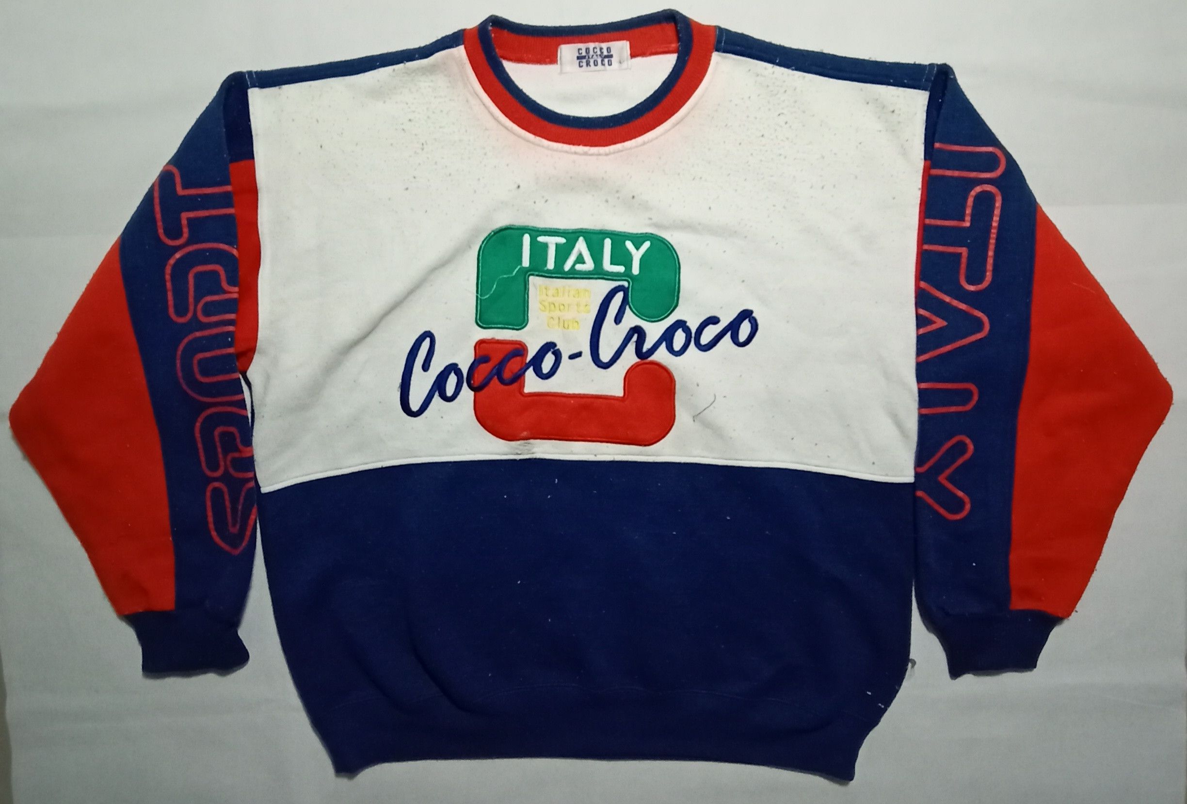 Other COCCO CROCO Color Block Sweatshirt Crewneck Size US L / EU 52-54 / 3 - 1 Thumbnail