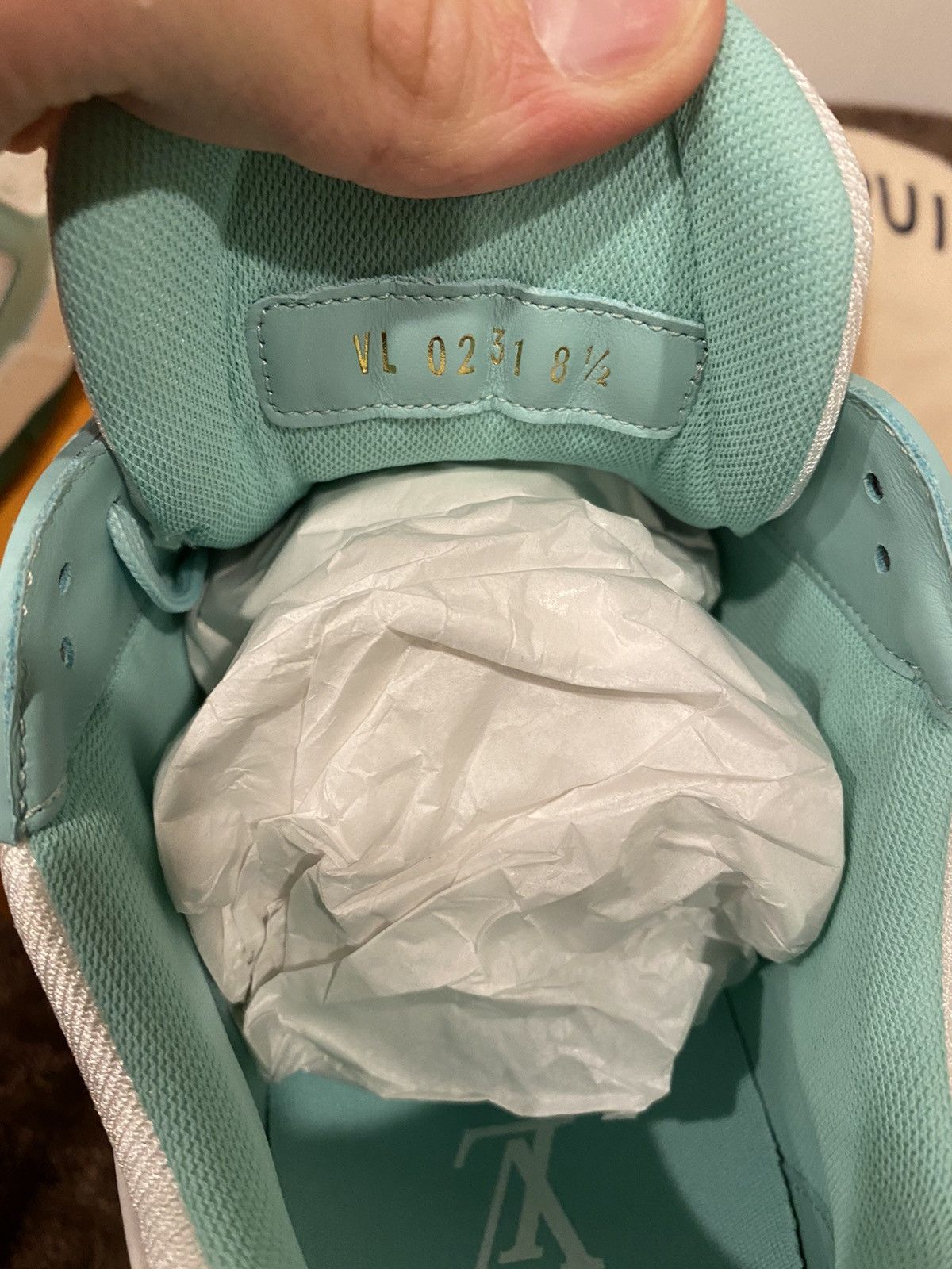 Louis Vuitton Louis Vuitton Trainer Mint Green / White LV 8.5 Size US 8.5 / EU 41-42 - 9 Thumbnail