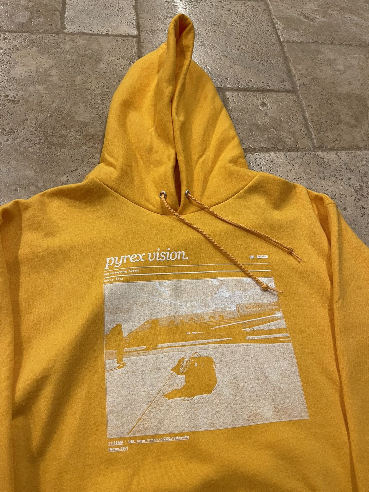 Pyrex Vision Virgil x MCA Figures of Speech Pyrex Vision Yellow Hoodie Size US L / EU 52-54 / 3 - 3 Thumbnail