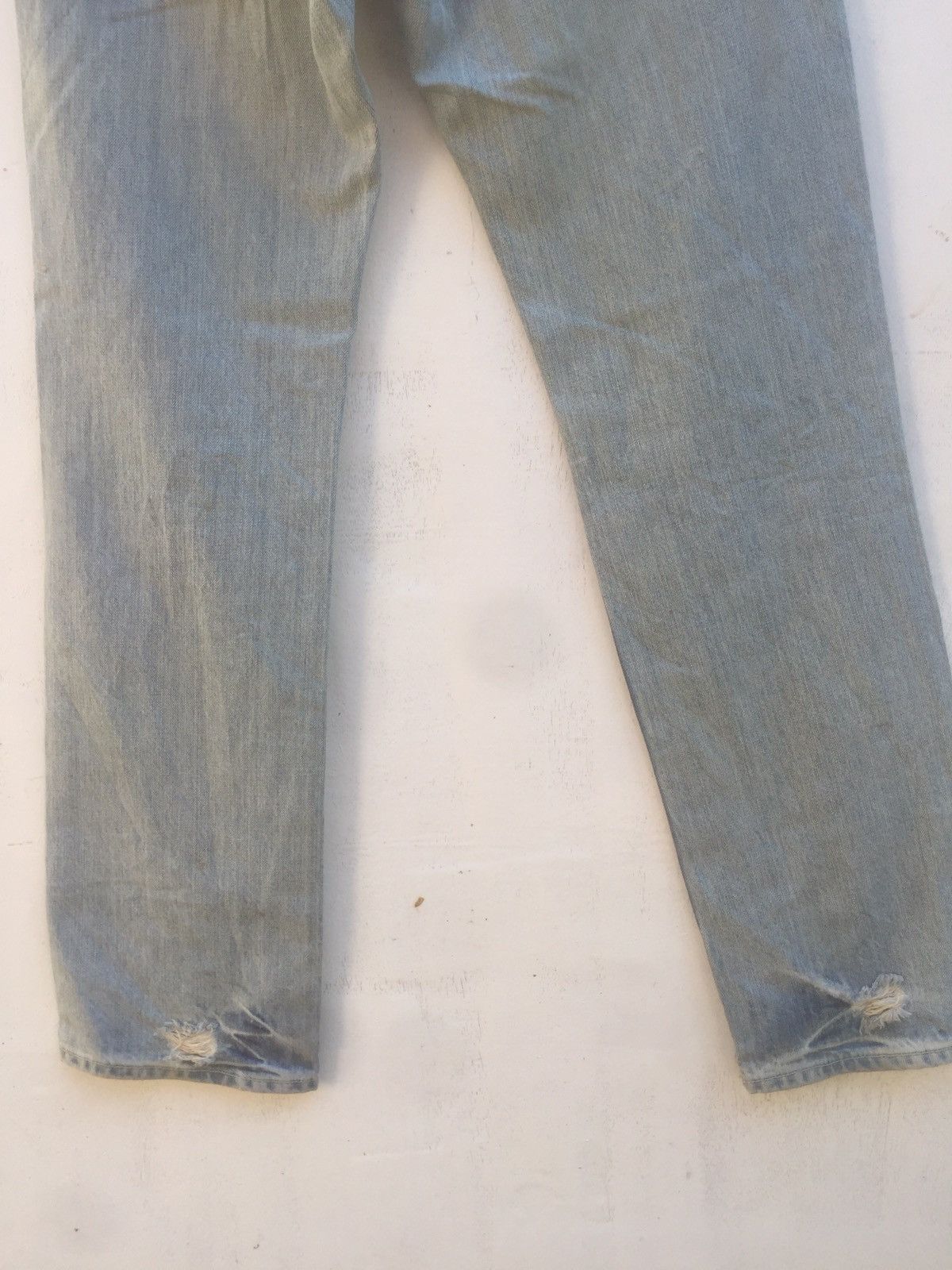 Abercrombie & Fitch ABERCROMBIE DISTRESSED DENIM PANTS Size US 32 / EU 48 - 6 Thumbnail