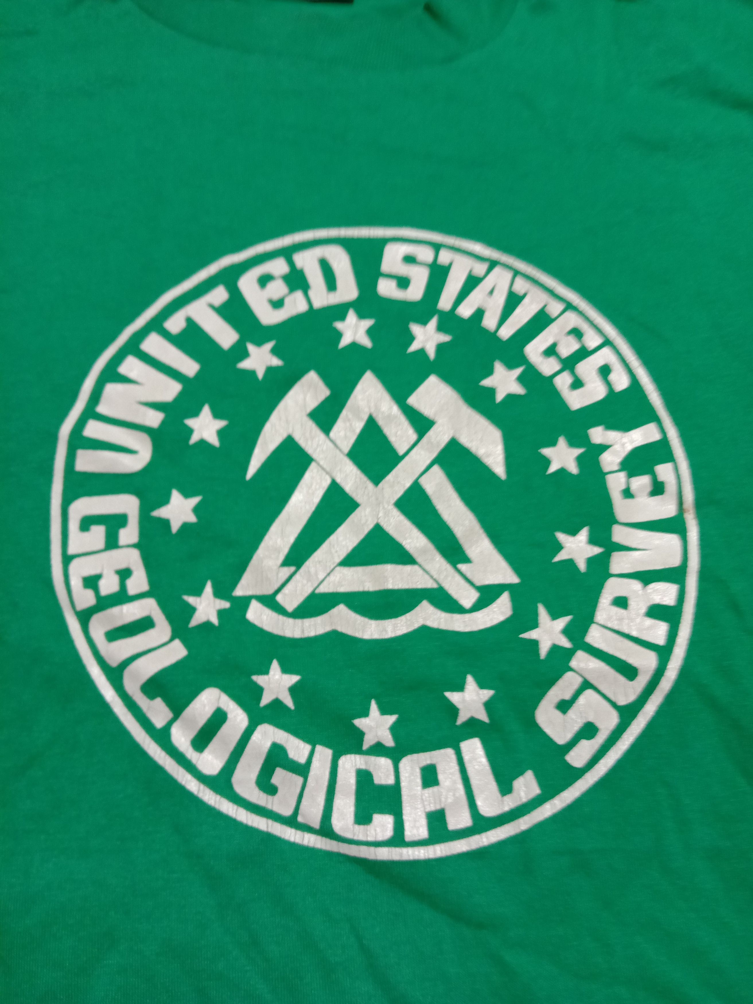 Hanes 80s 90s Hanes 50/50 Tee United States Geological Survey Size US M / EU 48-50 / 2 - 2 Thumbnail