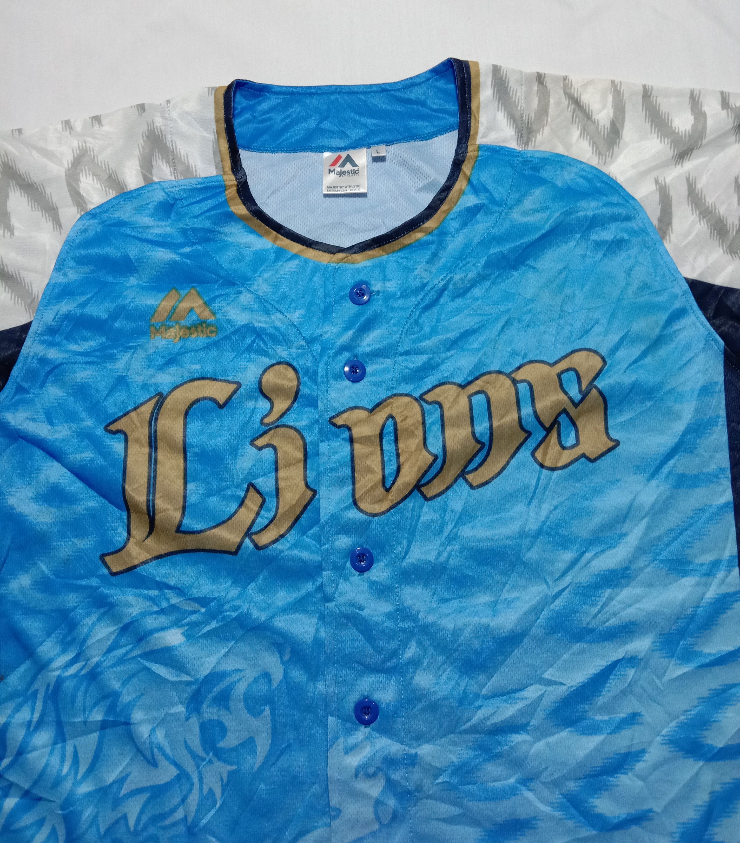 Majestic Majestic Lions Baseball Jersey Size US L / EU 52-54 / 3 - 3 Thumbnail
