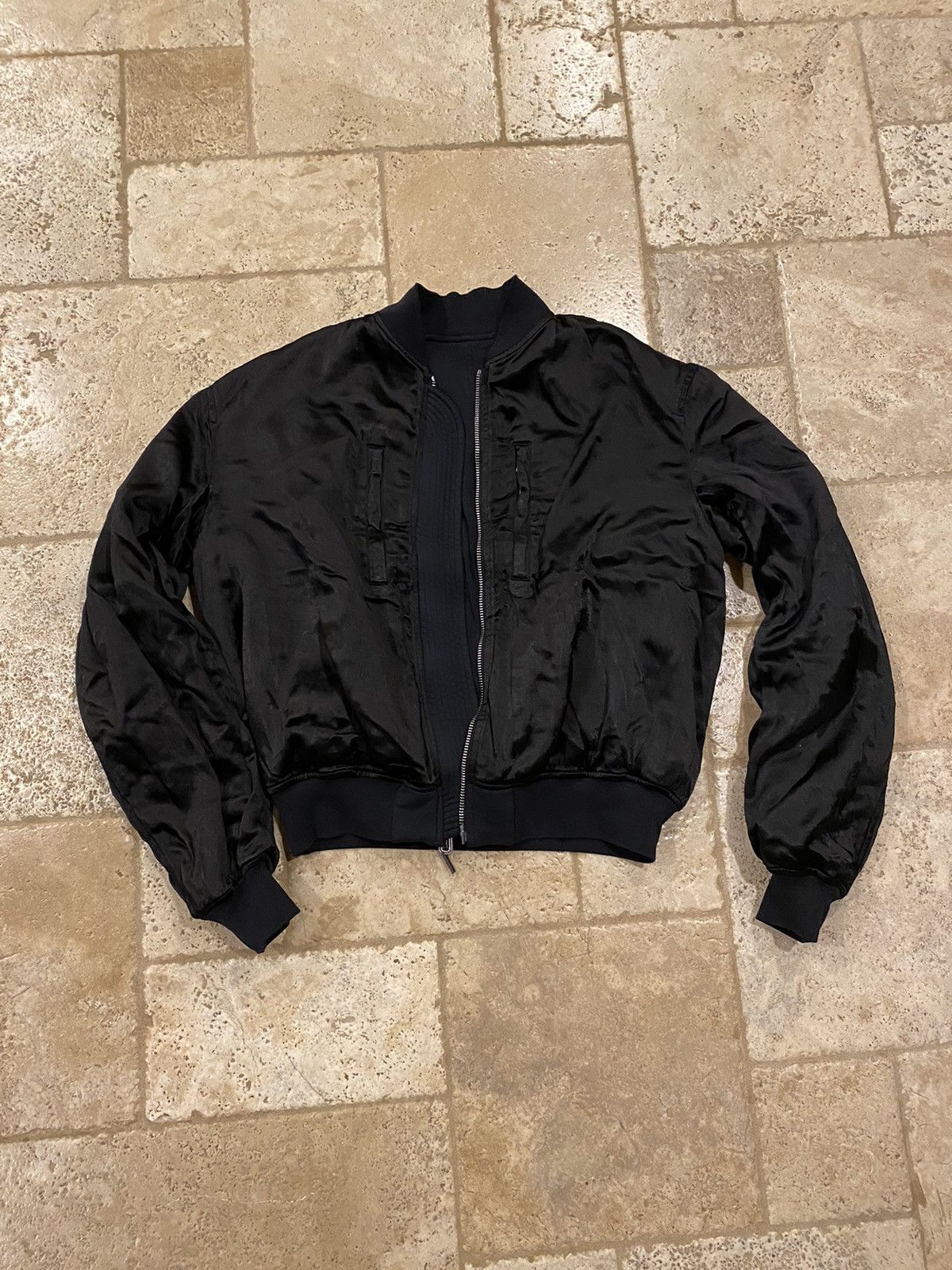 Haider Ackermann Haider Ackermann Gathered Bomber Perth Black 2020 Size US M / EU 48-50 / 2 - 13 Thumbnail