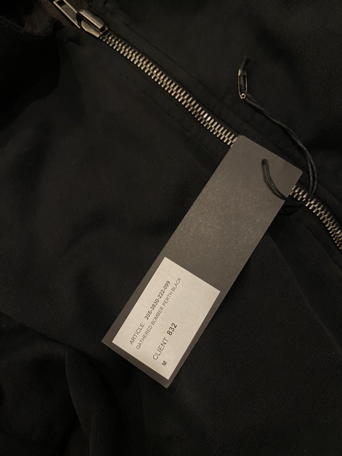 Haider Ackermann Haider Ackermann Gathered Bomber Perth Black 2020 Size US M / EU 48-50 / 2 - 17 Thumbnail
