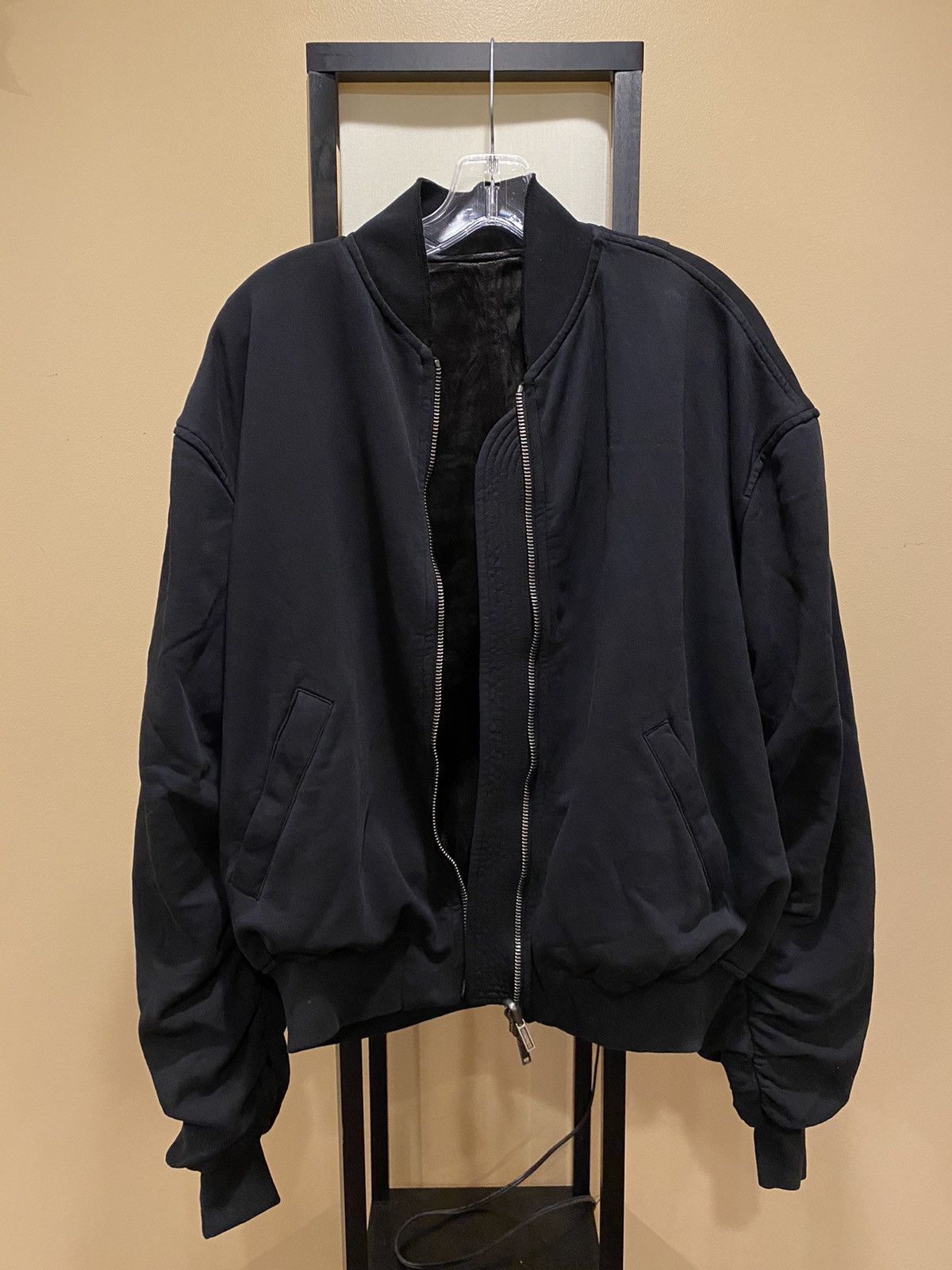 Haider Ackermann Haider Ackermann Gathered Bomber Perth Black 2020 Size US M / EU 48-50 / 2 - 1 Thumbnail