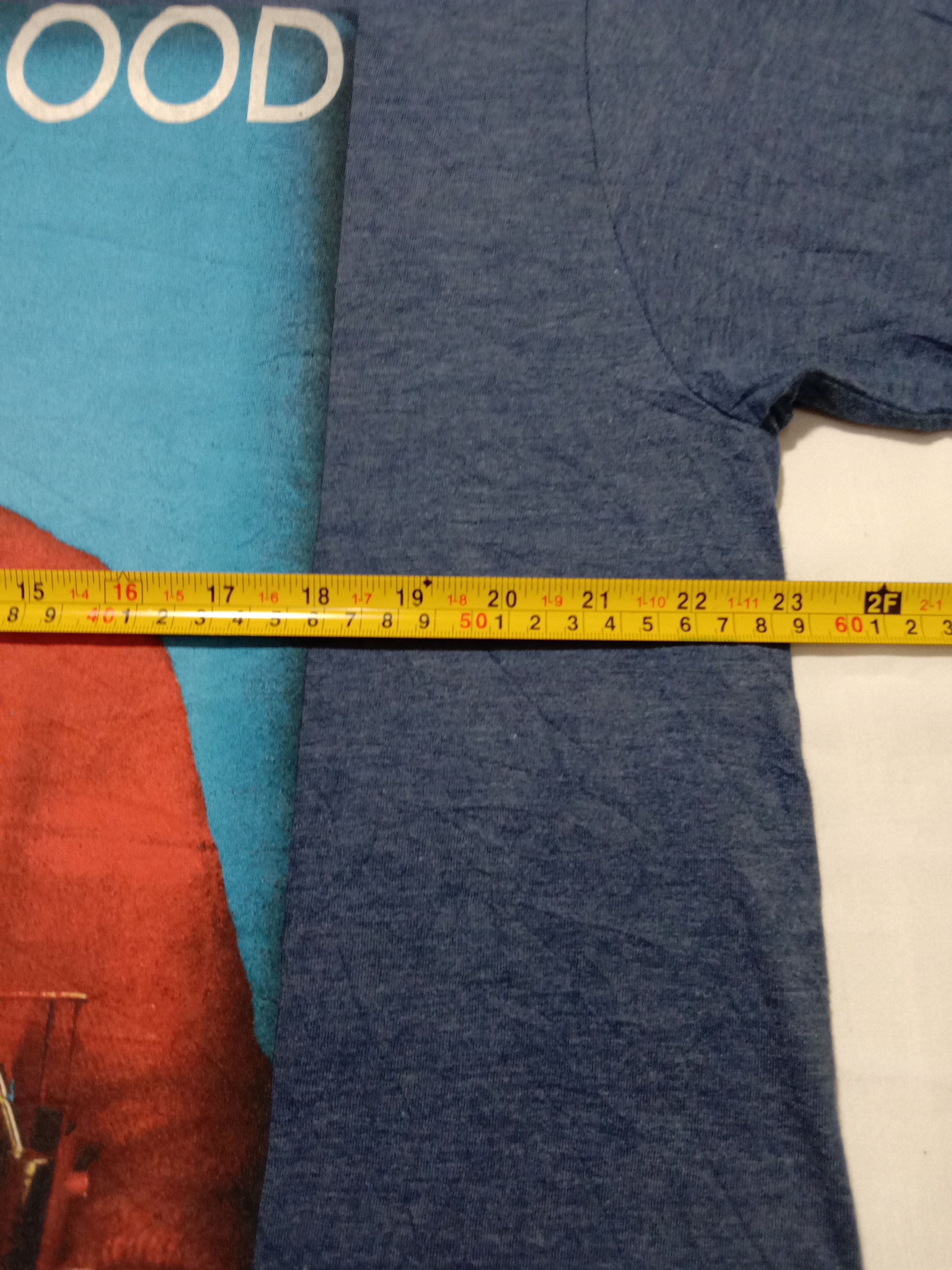 American Apparel Mister Rogers Neighborhood Navy Blue Tee Big Print Cover Size US XL / EU 56 / 4 - 5 Thumbnail