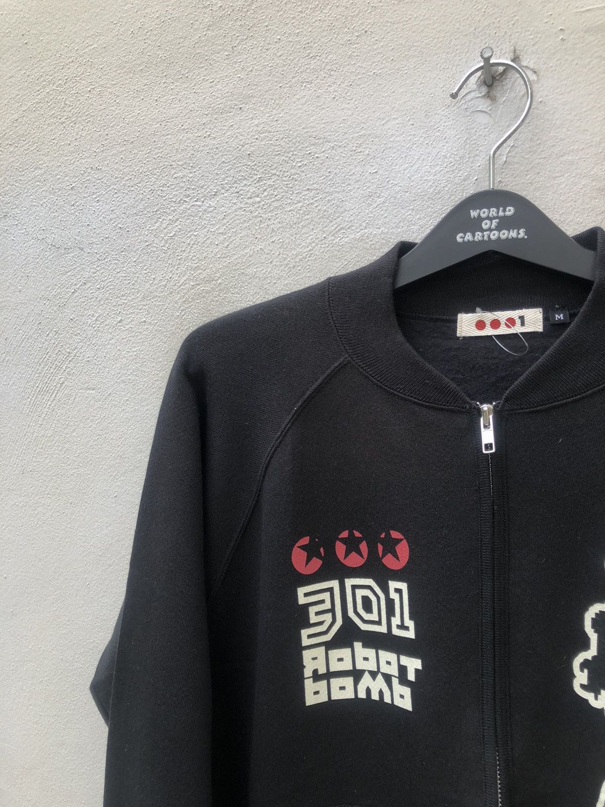 Japan Brand 301 Robot Bomb Zipper Up Sweater