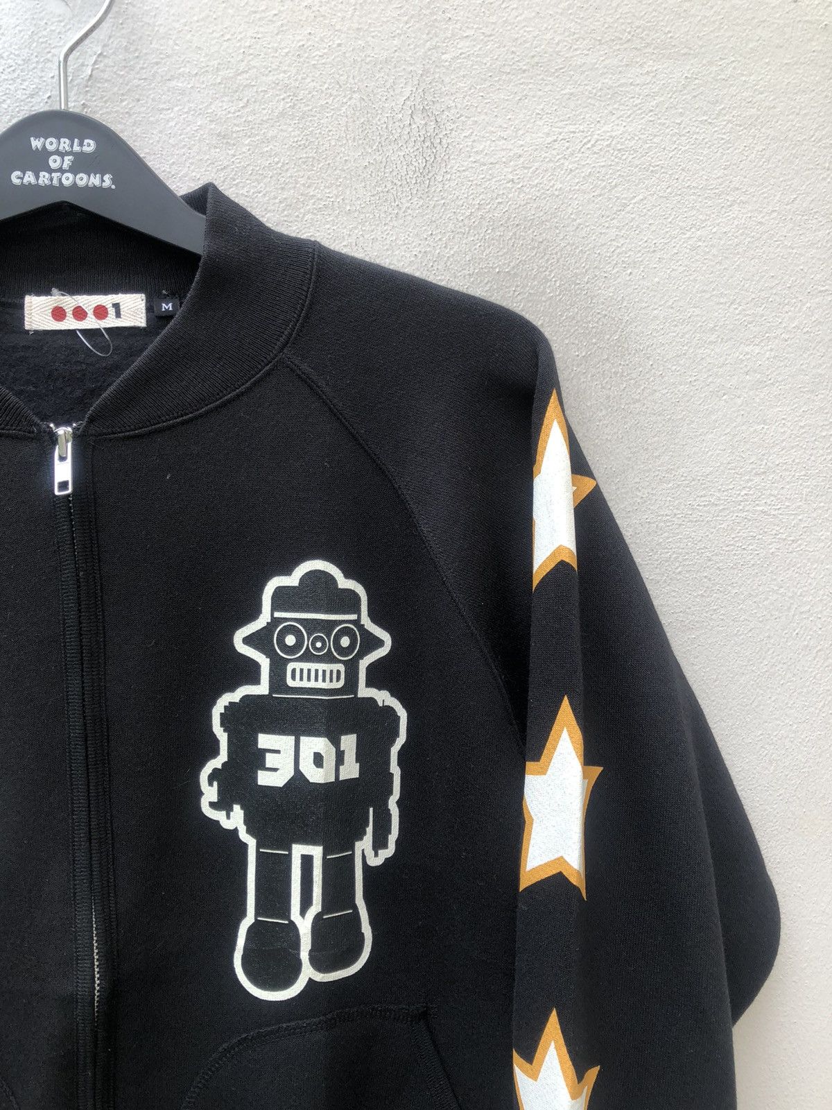 Japan Brand 301 Robot Bomb Zipper Up Sweater