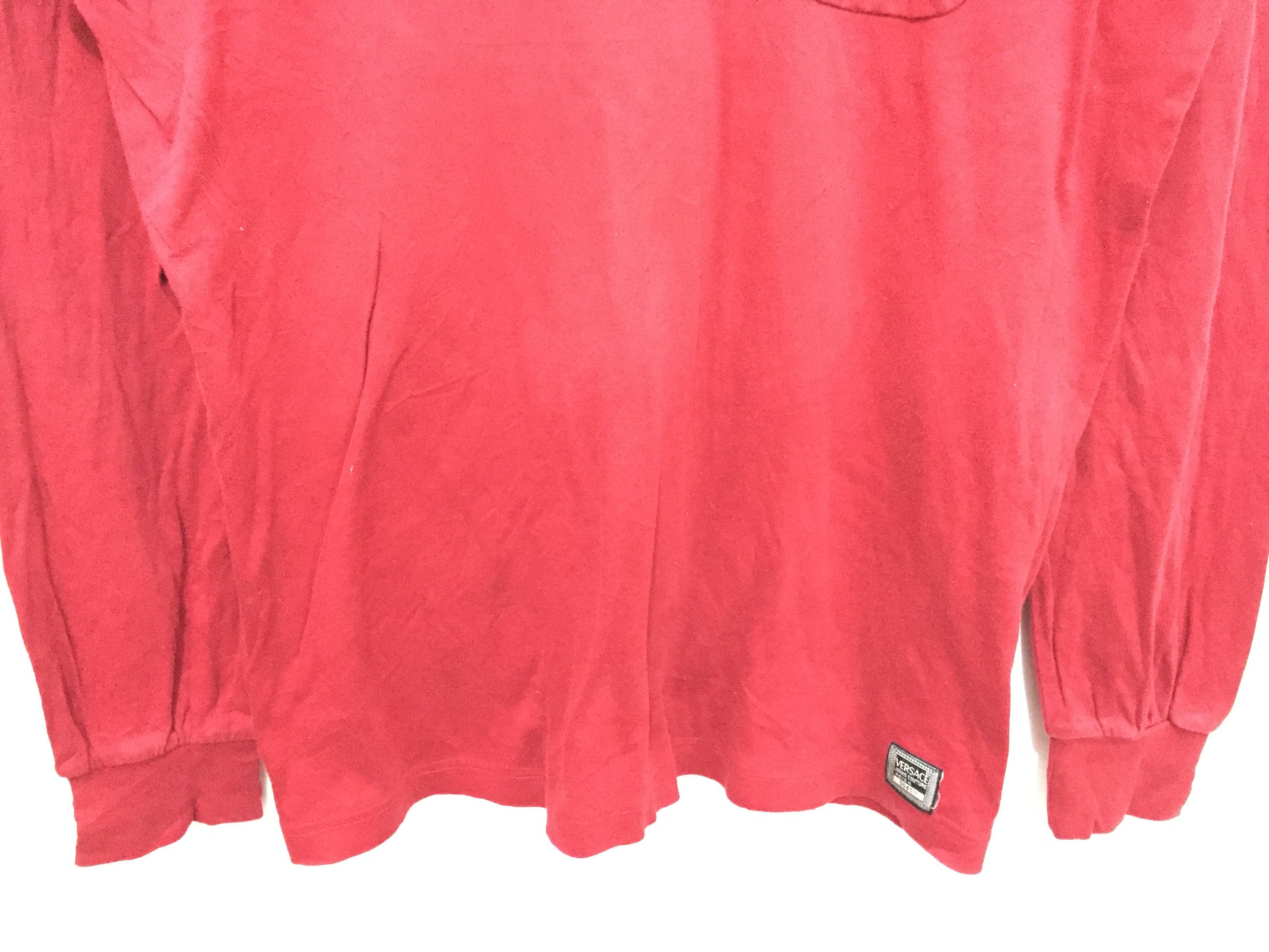 Versace × Versace Jeans Couture 90's Versace short Turtle neck embroidered logo long sleeve Size US L / EU 52-54 / 3 - 5 Thumbnail