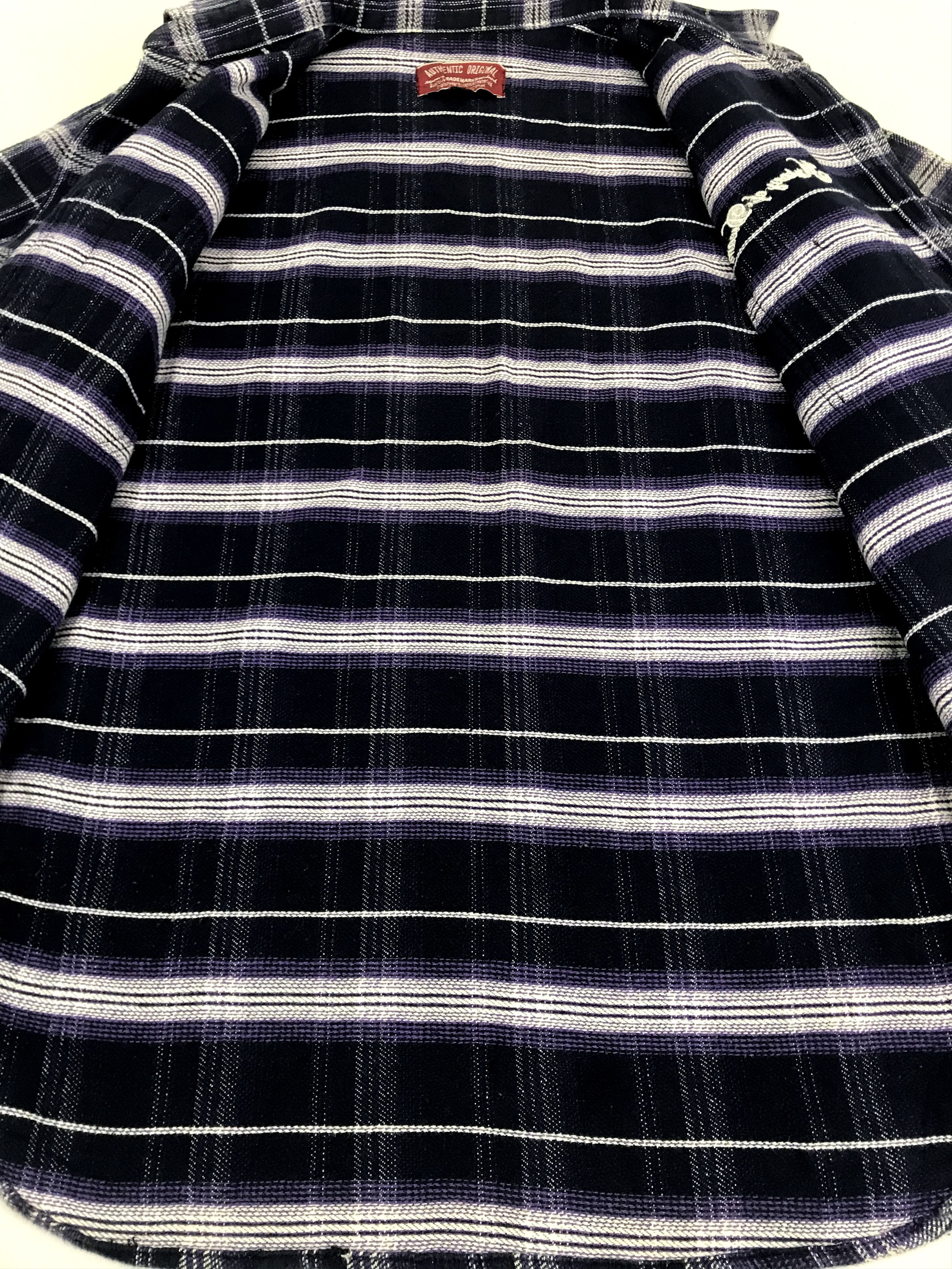 Flannel Vintage Style History of Dream Flannel Shirt Double Pockets Size US M / EU 48-50 / 2 - 5 Thumbnail