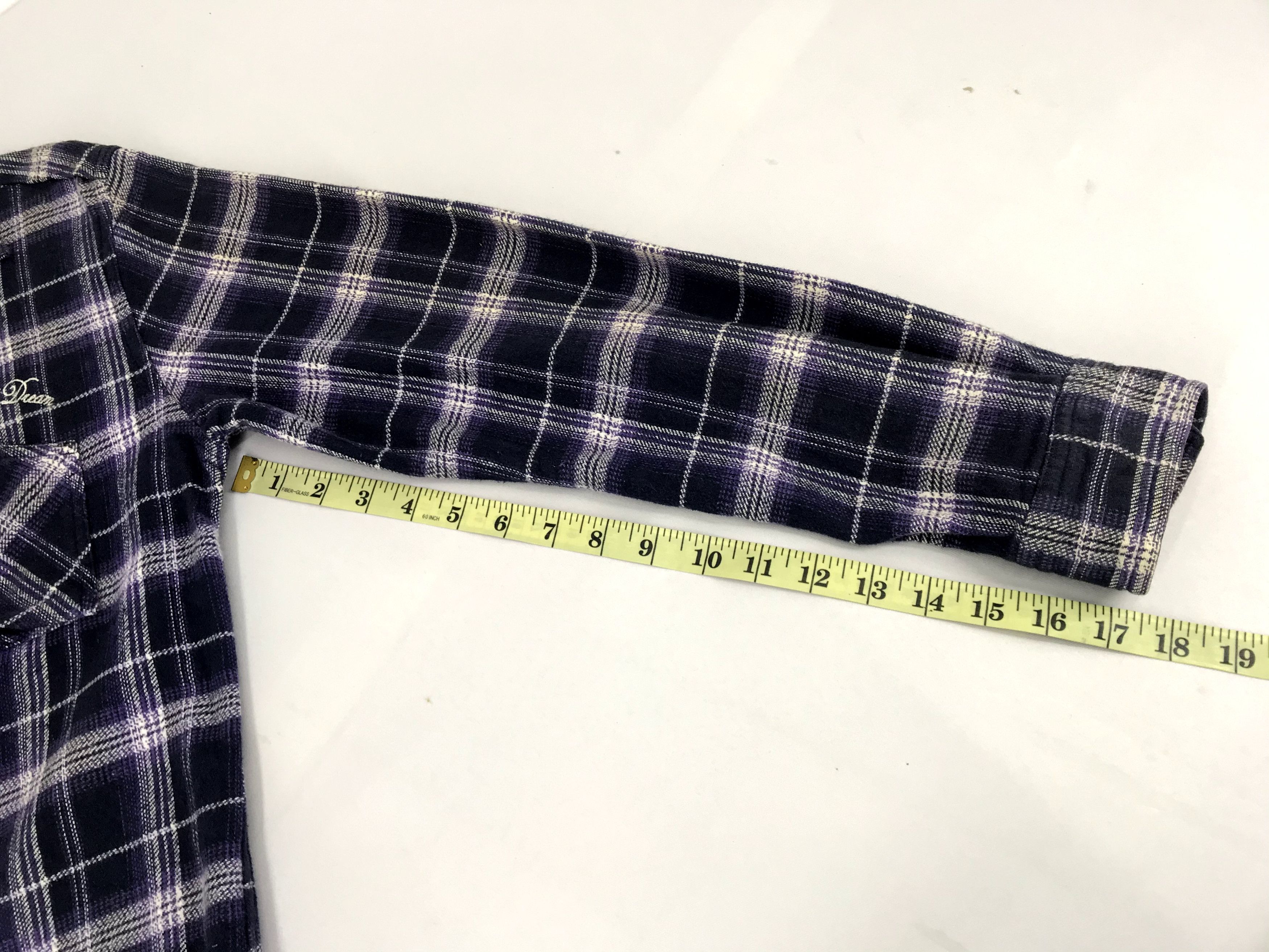 Flannel Vintage Style History of Dream Flannel Shirt Double Pockets Size US M / EU 48-50 / 2 - 11 Thumbnail