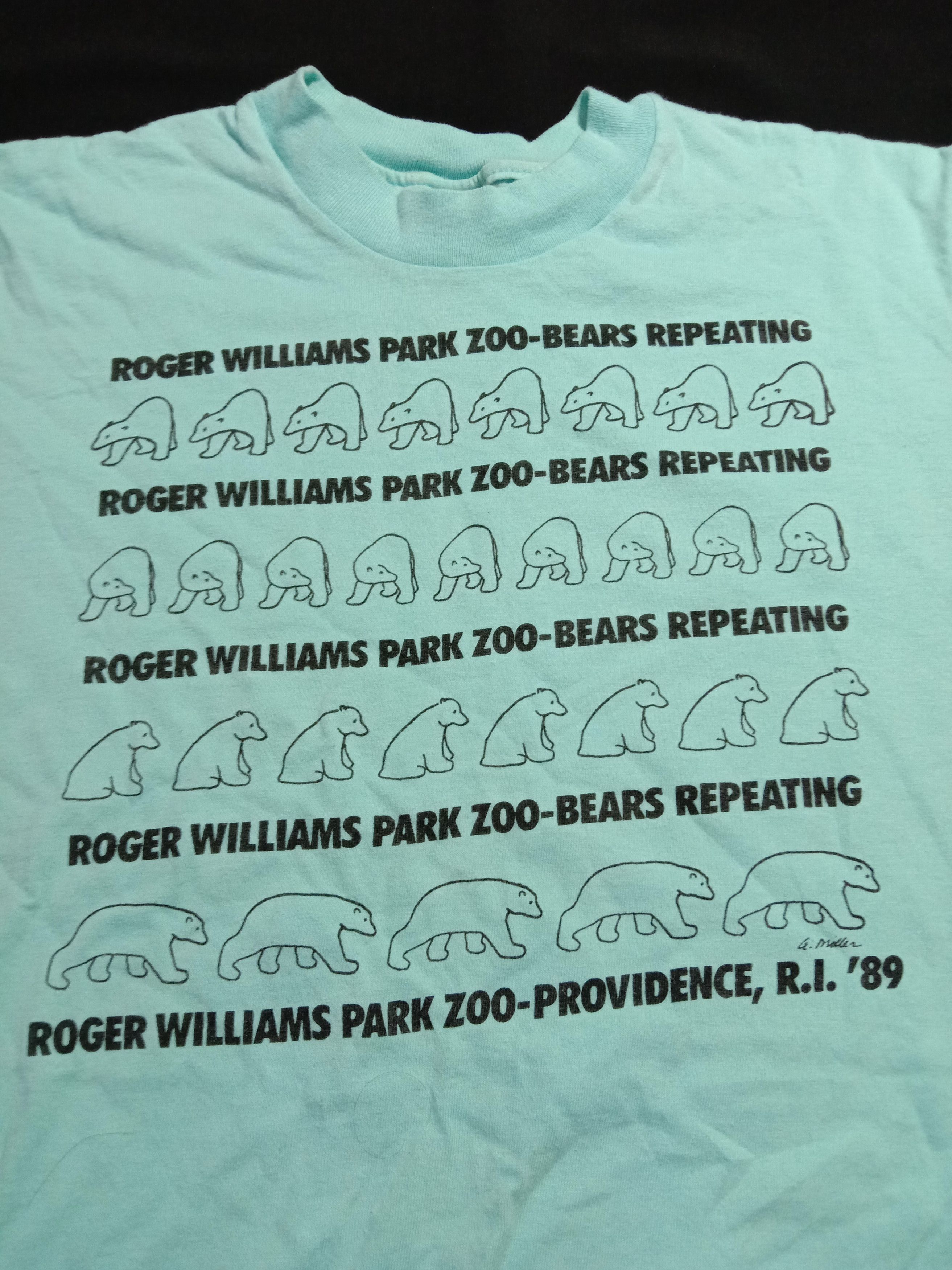 Other Vintage 80s 1989 Roger Williams Zoo Bears Art Tee Size US S / EU 44-46 / 1 - 3 Thumbnail