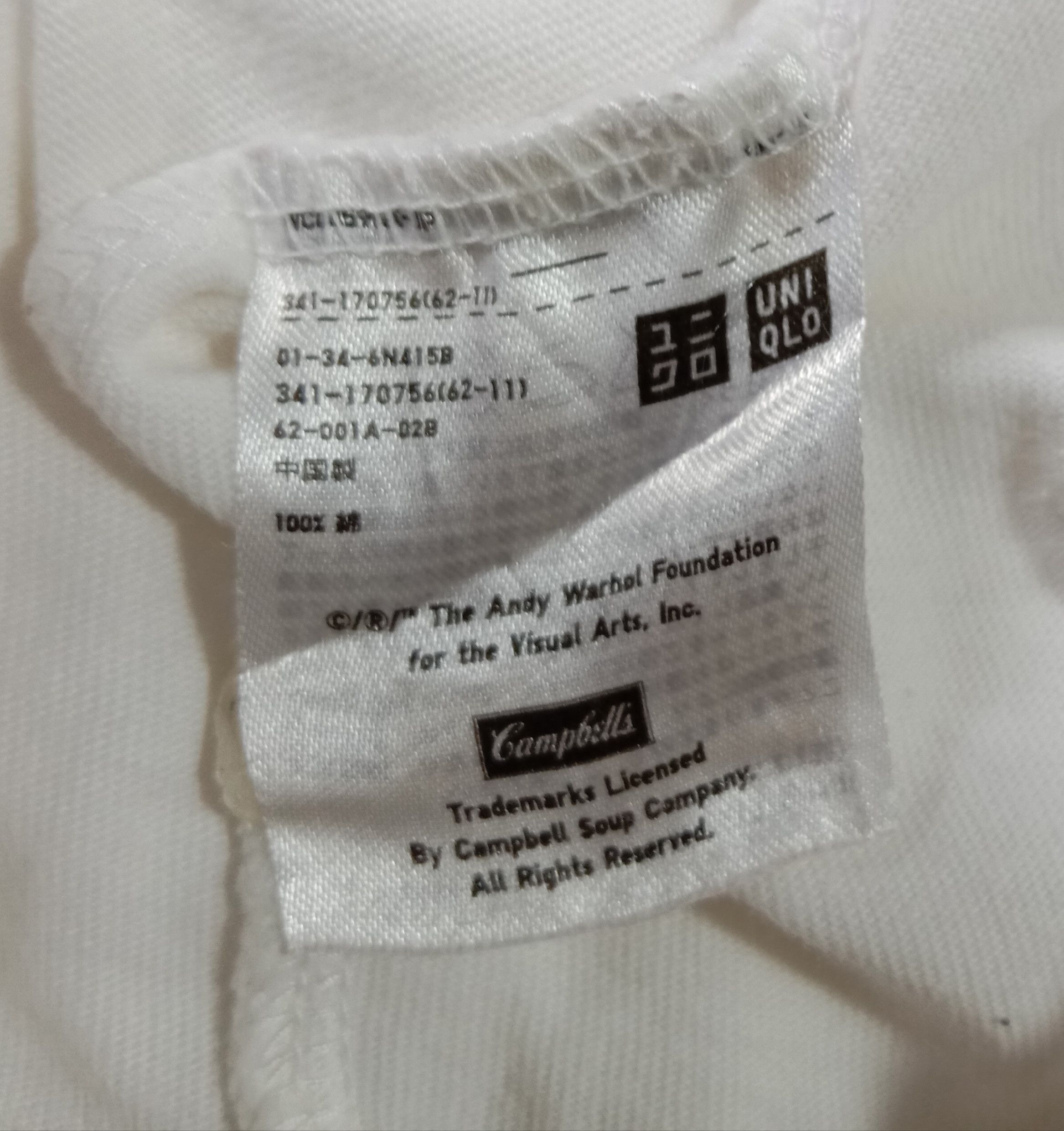 Andy Warhol Andy Warhol Campbell Soup Art Tee Size US L / EU 52-54 / 3 - 5 Thumbnail