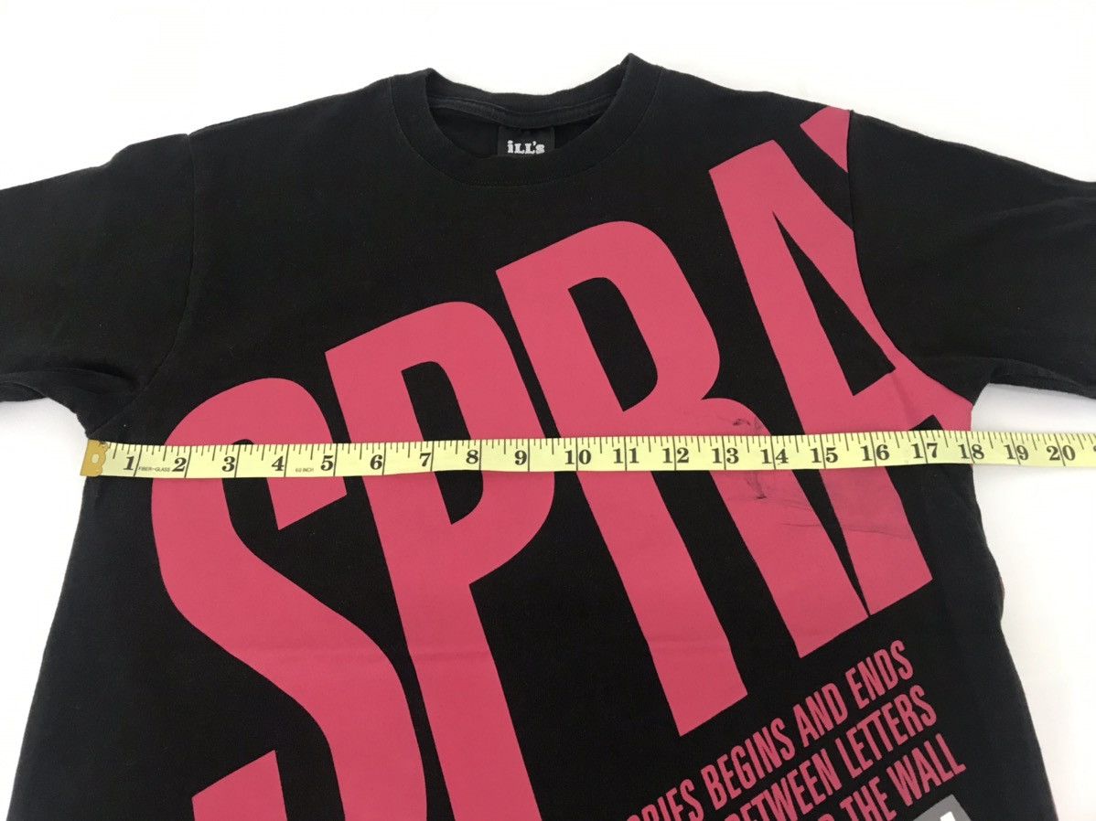 Japanese Brand ill's Japanese Brand Sprayed Spell Out Logo Tee T-shirt Size US S / EU 44-46 / 1 - 11 Thumbnail