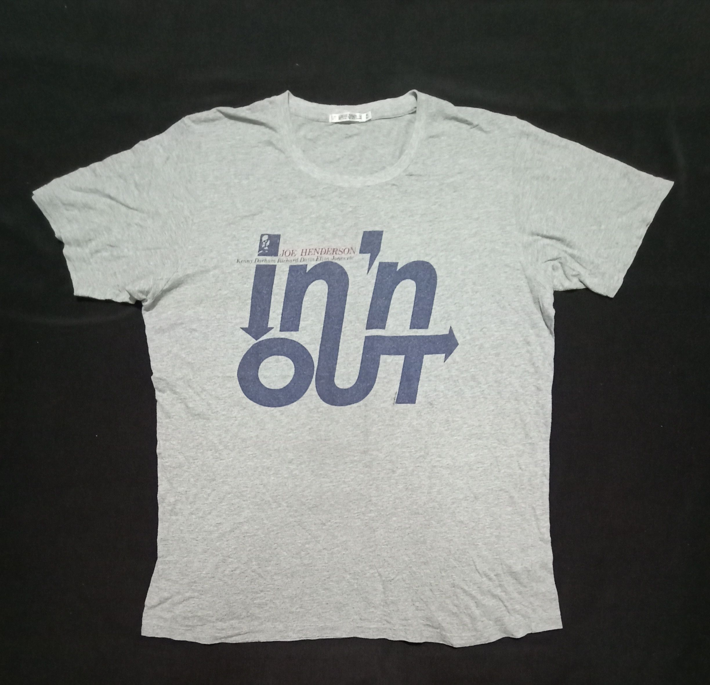 image of Band Tees x Uniqlo Joe Henderson American Saxophonist In N Out Tee, Men's (Size Large)