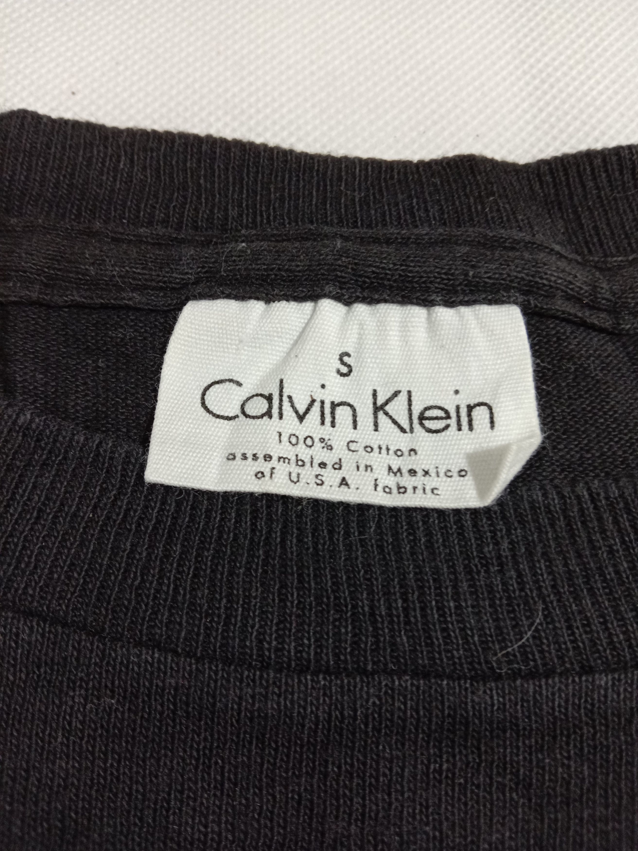 Calvin Klein Vintage Calvin Klein Logo Men's Tee Size US S / EU 44-46 / 1 - 4 Thumbnail