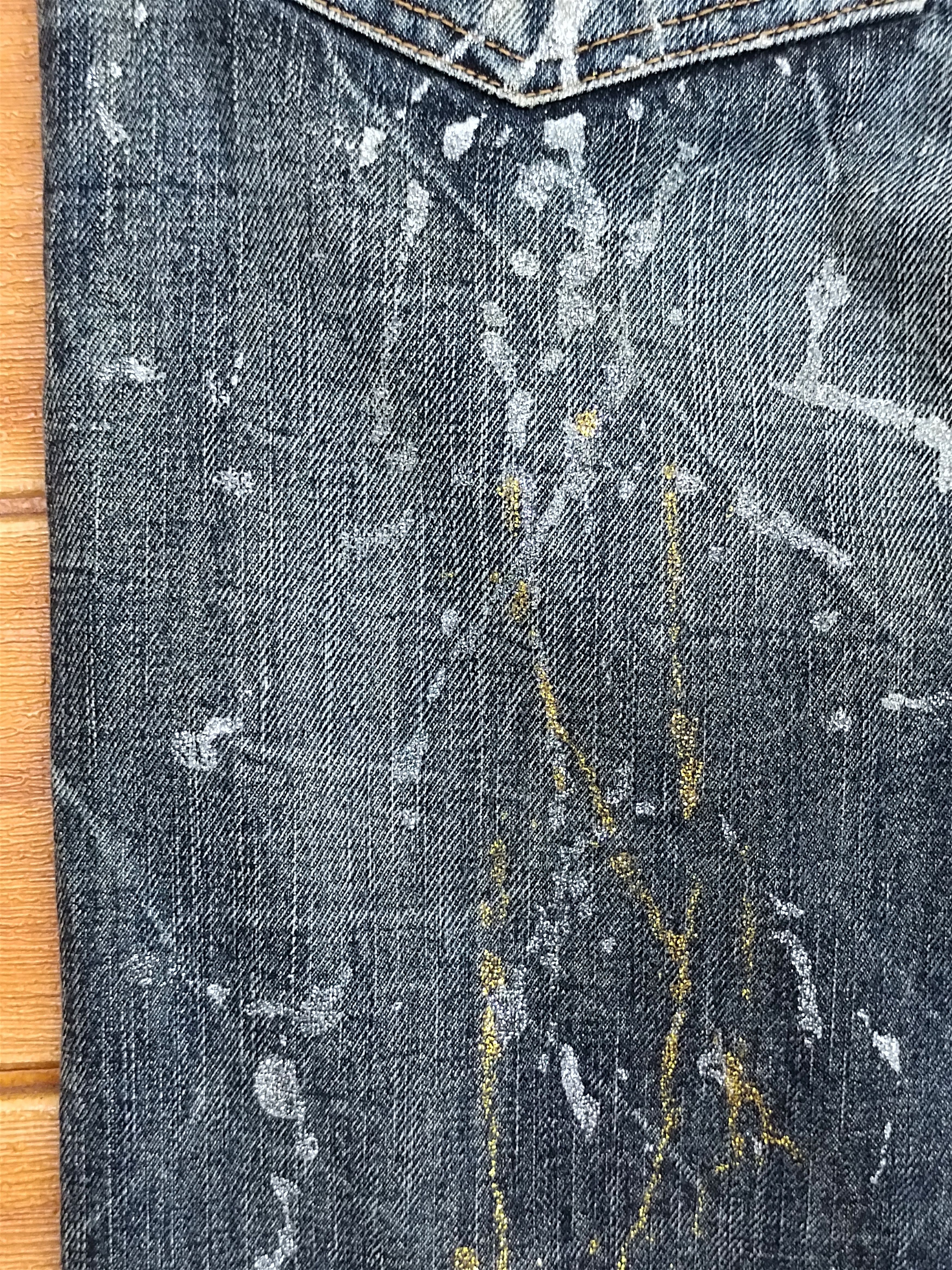 Hysteric Glamour Flared Jeans Kui Japan Clawmark Distress Faded Denim Bootcut Size US 30 / EU 46 - 13 Thumbnail