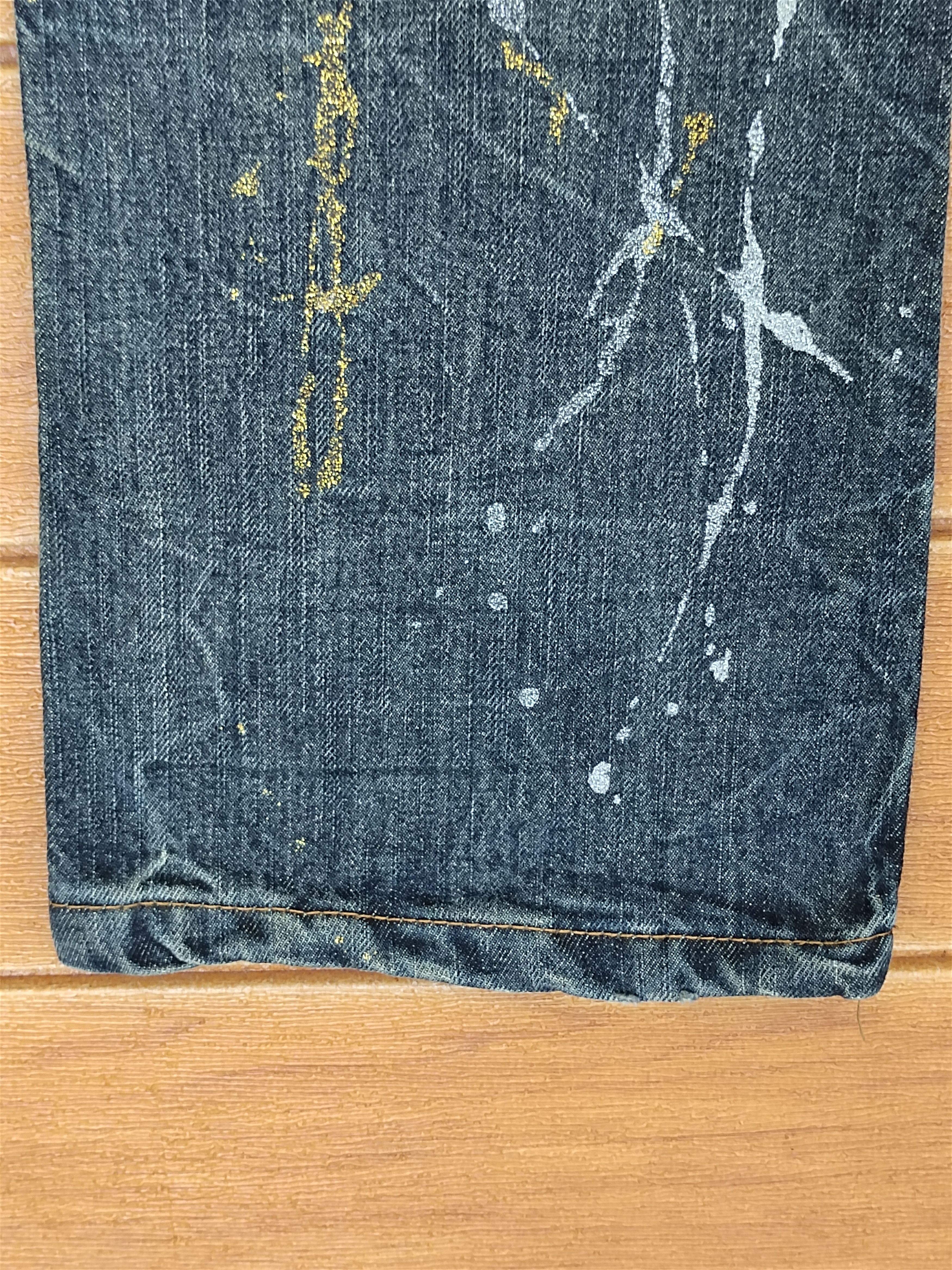 Hysteric Glamour Flared Jeans Kui Japan Clawmark Distress Faded Denim Bootcut Size US 30 / EU 46 - 15 Thumbnail