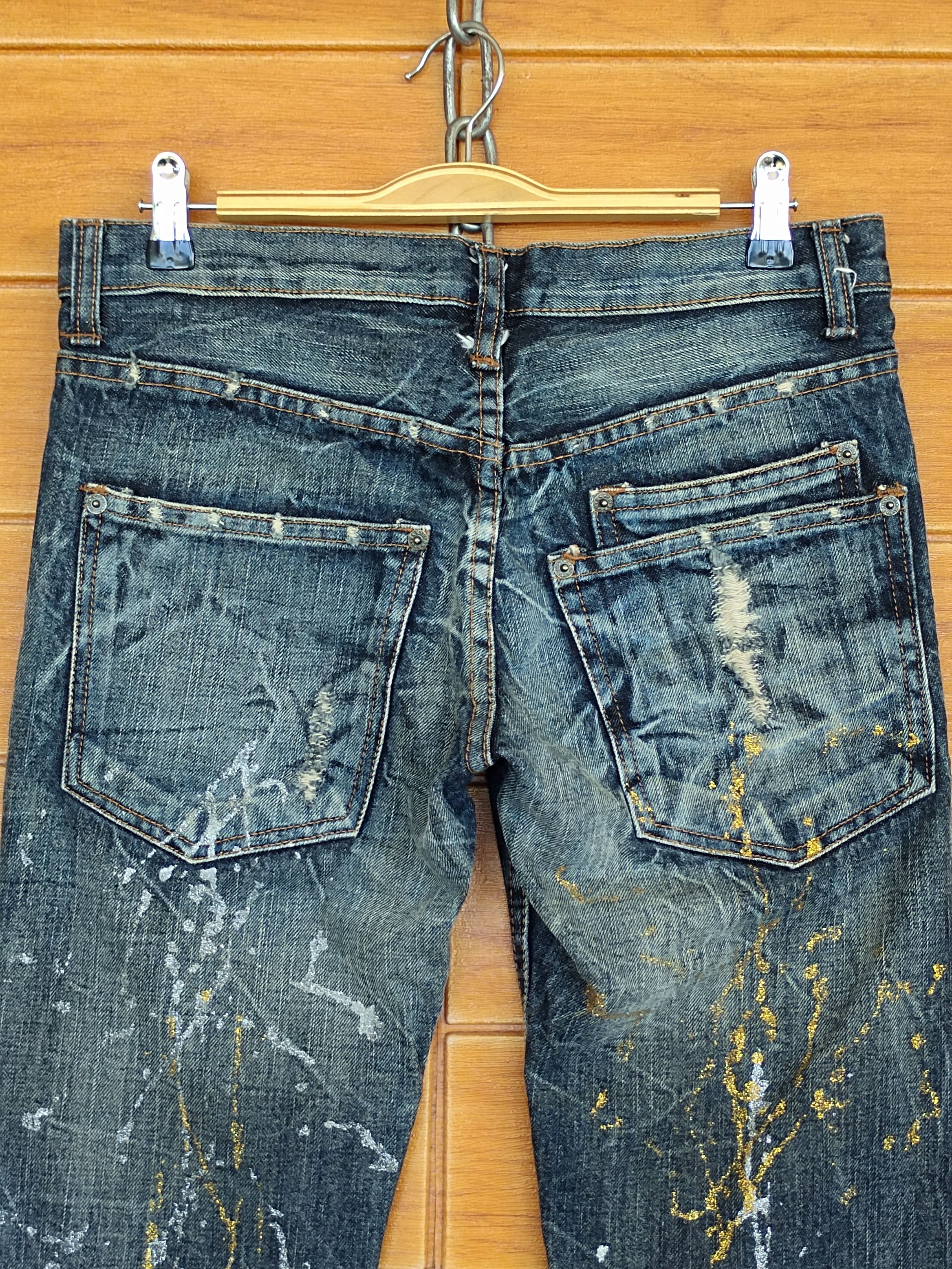 Hysteric Glamour Flared Jeans Kui Japan Clawmark Distress Faded Denim Bootcut Size US 30 / EU 46 - 9 Thumbnail