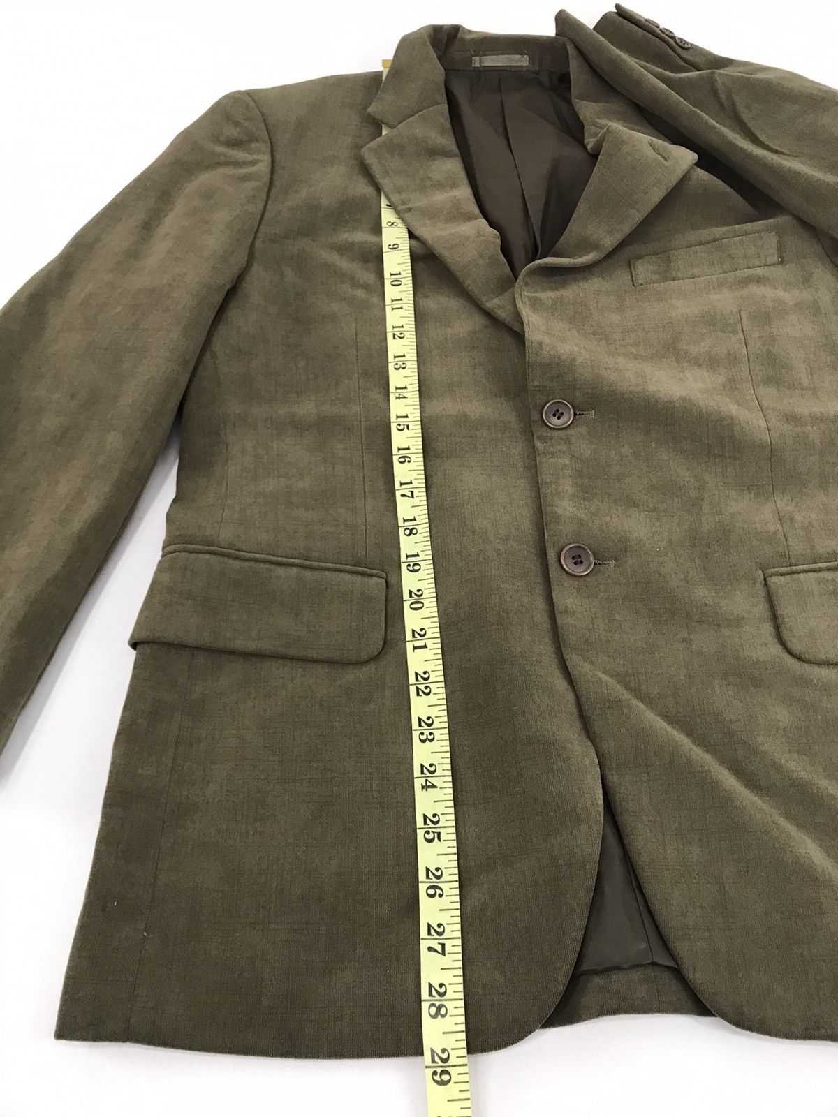 Kansai Yamamoto Kansai Yamamoto Thick Blazer Coat Jacket Design Work Wear Size 40R - 10 Thumbnail