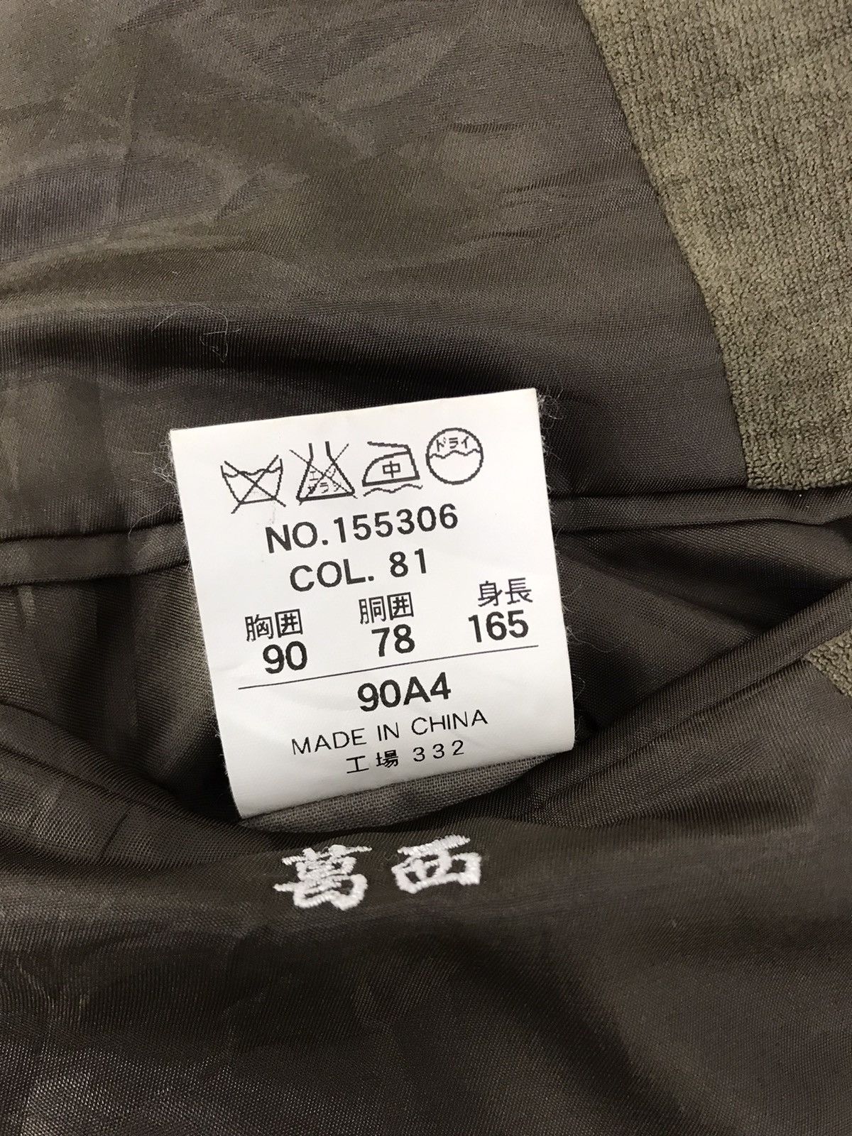 Kansai Yamamoto Kansai Yamamoto Thick Blazer Coat Jacket Design Work Wear Size 40R - 7 Thumbnail