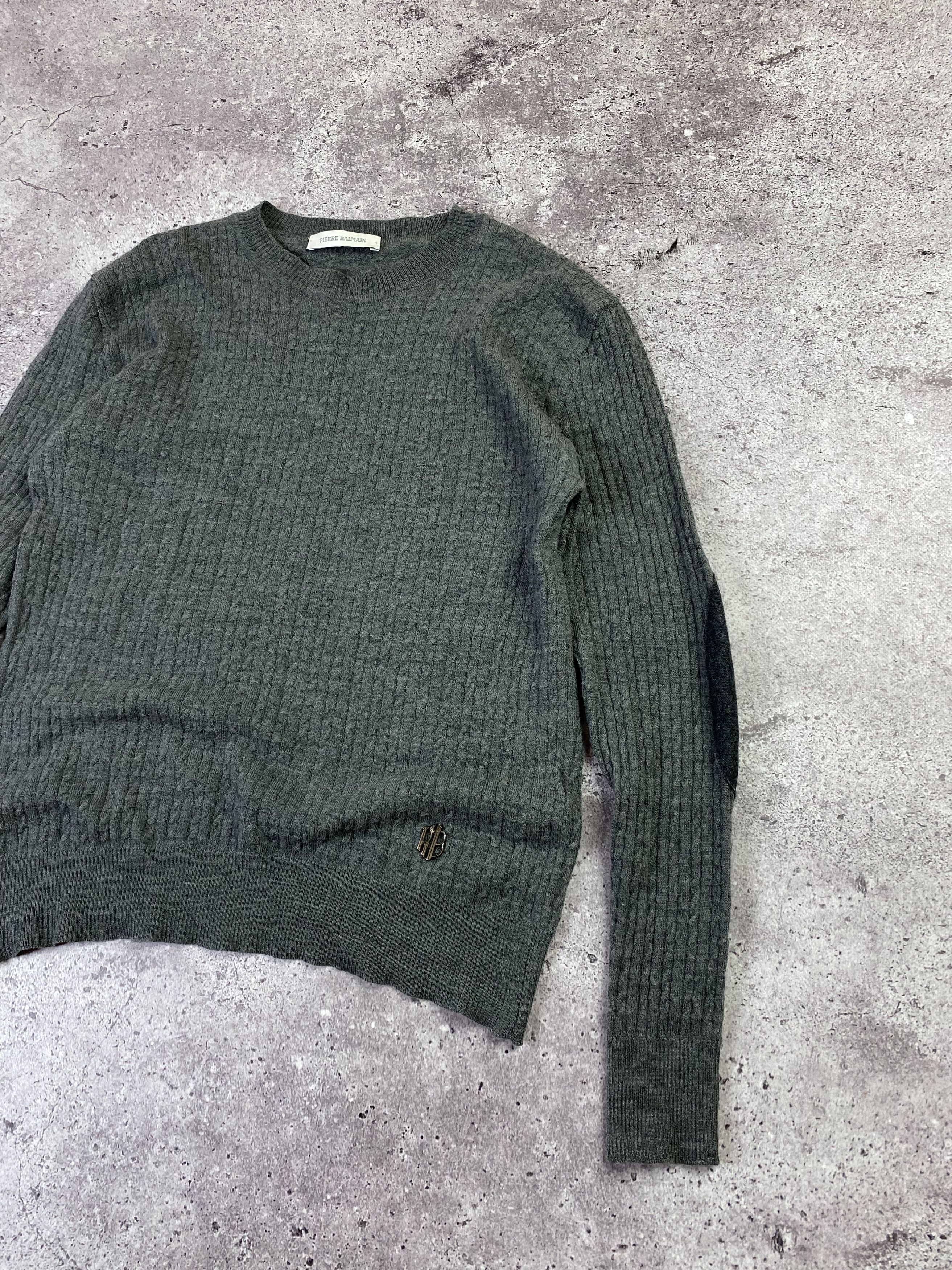 Balmain × Pierre Balmain VINTAGE PIERRE BALMAIN PARIS WOOL KNITTED SWEATER Size US S / EU 44-46 / 1 - 1 Thumbnail