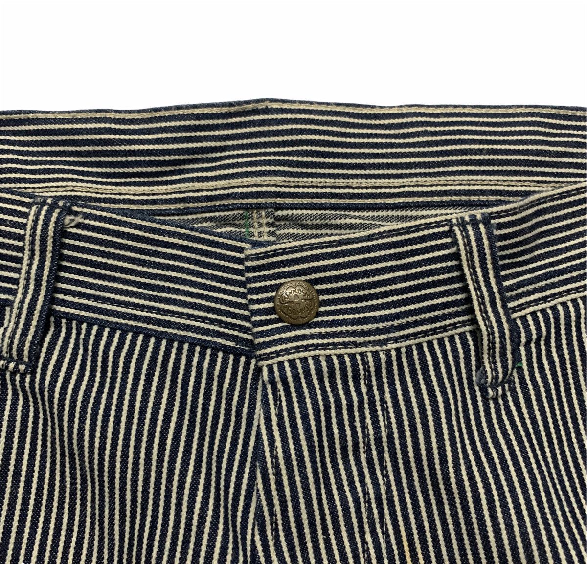 OVER THE STRiPES × Oshkosh × Vintage Vintage OshKosh Classic 34x32 Hickory Stripe Workwear Pants Size US 34 / EU 50 - 6 Thumbnail