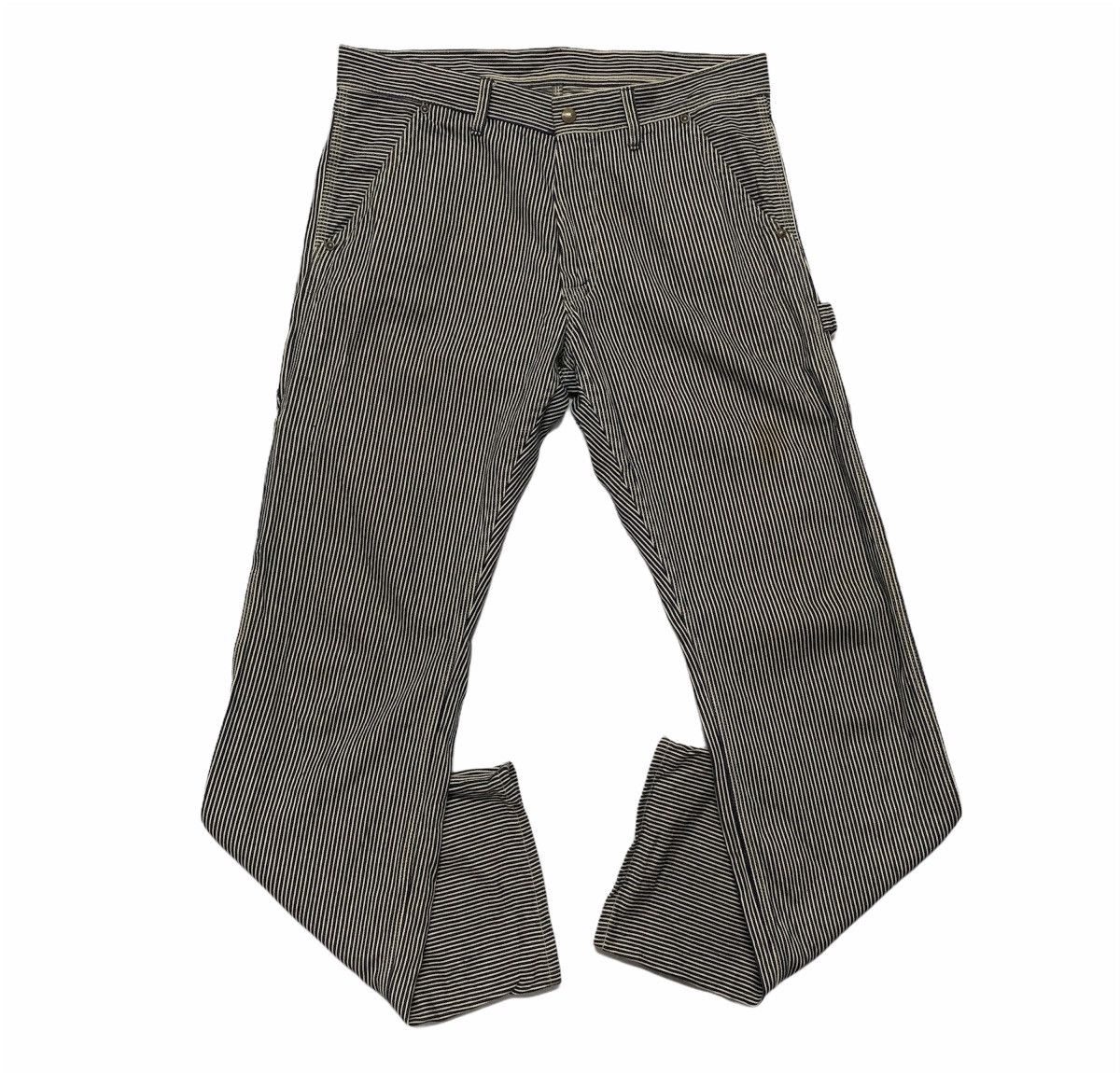 OVER THE STRiPES × Oshkosh × Vintage Vintage OshKosh Classic 34x32 Hickory Stripe Workwear Pants Size US 34 / EU 50 - 2 Thumbnail