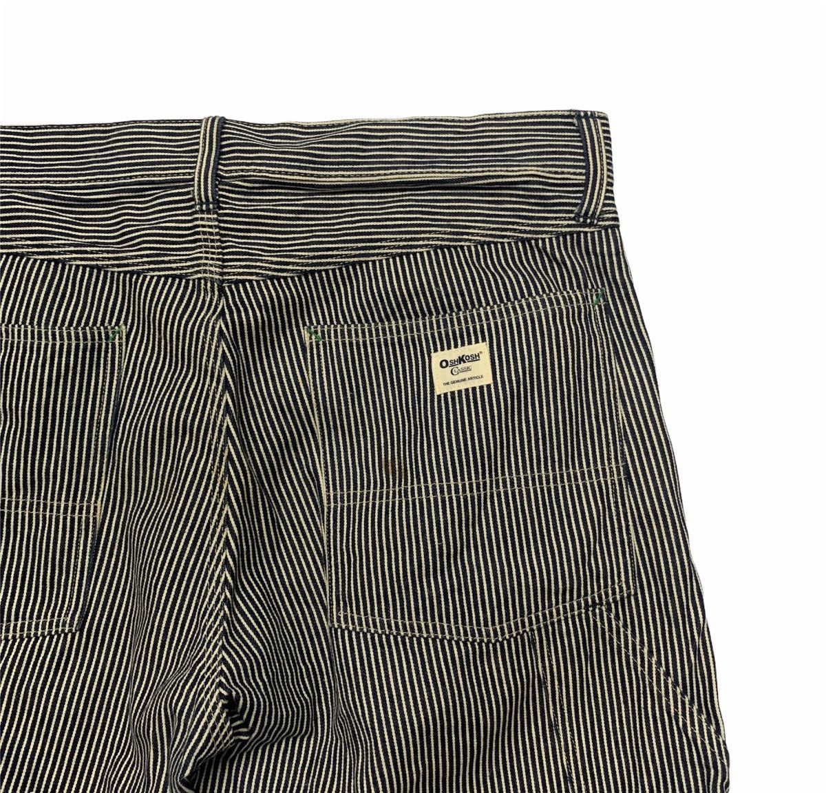 OVER THE STRiPES × Oshkosh × Vintage Vintage OshKosh Classic 34x32 Hickory Stripe Workwear Pants Size US 34 / EU 50 - 9 Thumbnail