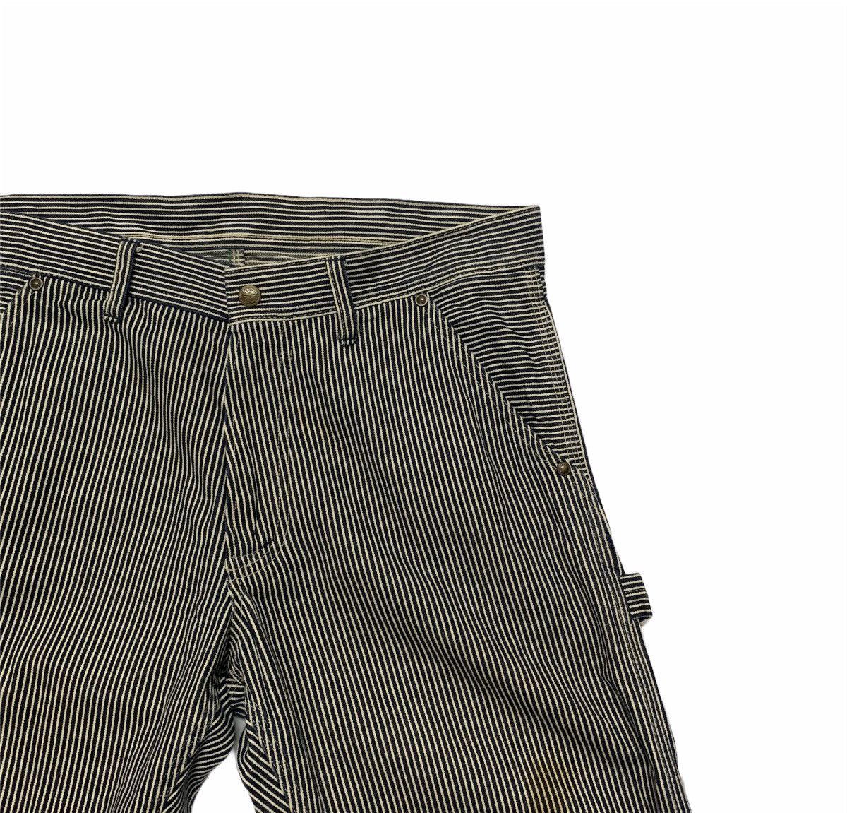 OVER THE STRiPES × Oshkosh × Vintage Vintage OshKosh Classic 34x32 Hickory Stripe Workwear Pants Size US 34 / EU 50 - 4 Thumbnail