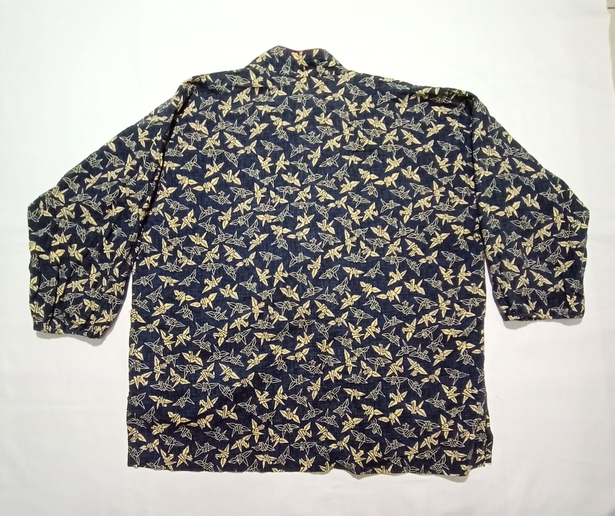 Edition Japan Noragi Robe Kimono Haori Cardigan Happi Jacket Origami art Size L / US 10 / IT 46 - 3 Thumbnail