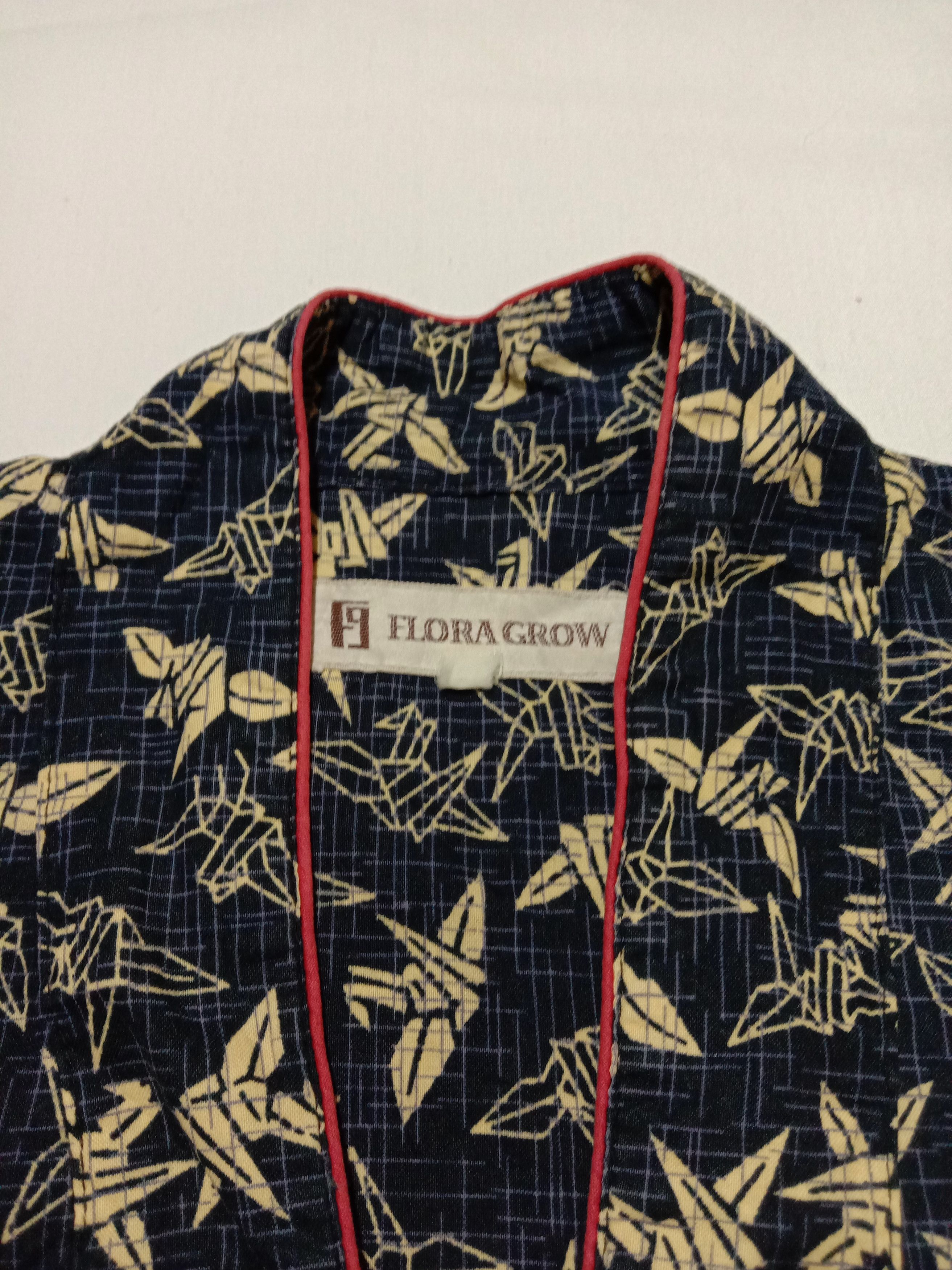 Edition Japan Noragi Robe Kimono Haori Cardigan Happi Jacket Origami art Size L / US 10 / IT 46 - 2 Thumbnail
