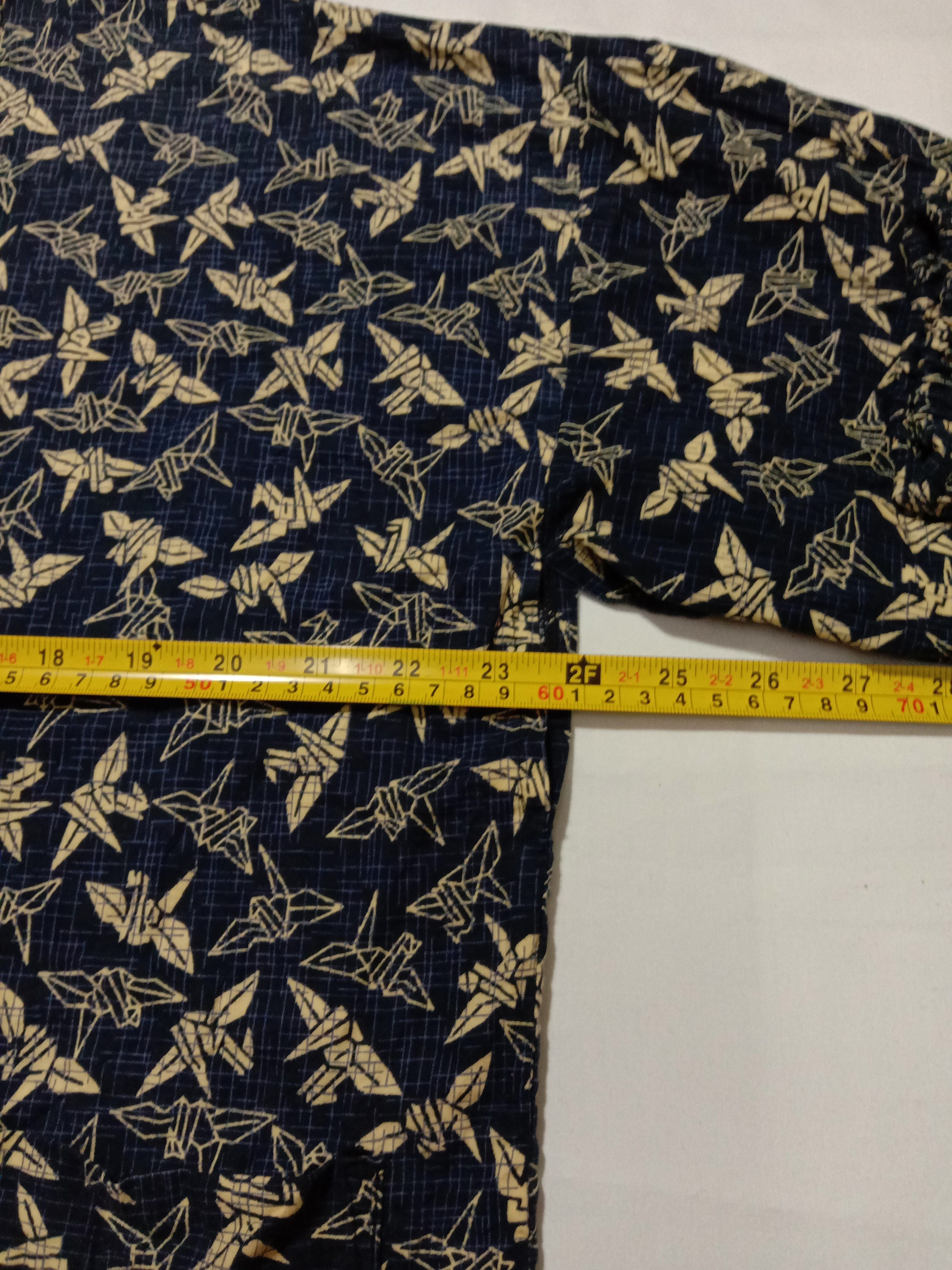 Edition Japan Noragi Robe Kimono Haori Cardigan Happi Jacket Origami art Size L / US 10 / IT 46 - 7 Thumbnail