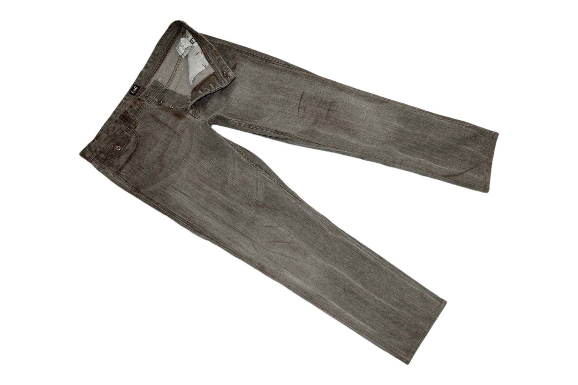 Dolce & Gabbana 💥Dolce & Gabbana Dirty Wash Faded Denim Jeans Size US 36 / EU 52 - 2 Thumbnail