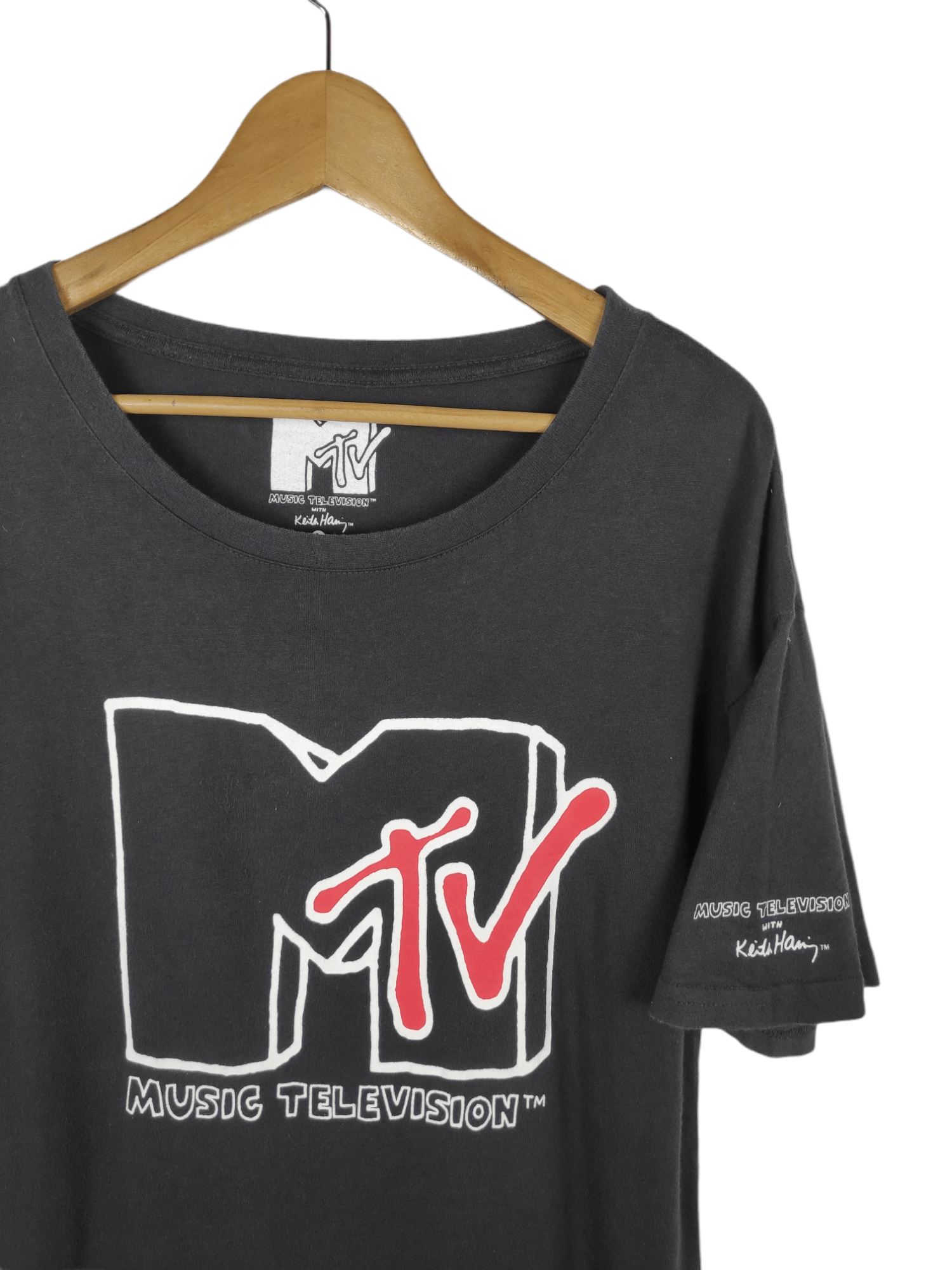Japanese Brand MTV x Keith Haring Pop Art Love Design Shirt Size US L / EU 52-54 / 3 - 2 Thumbnail