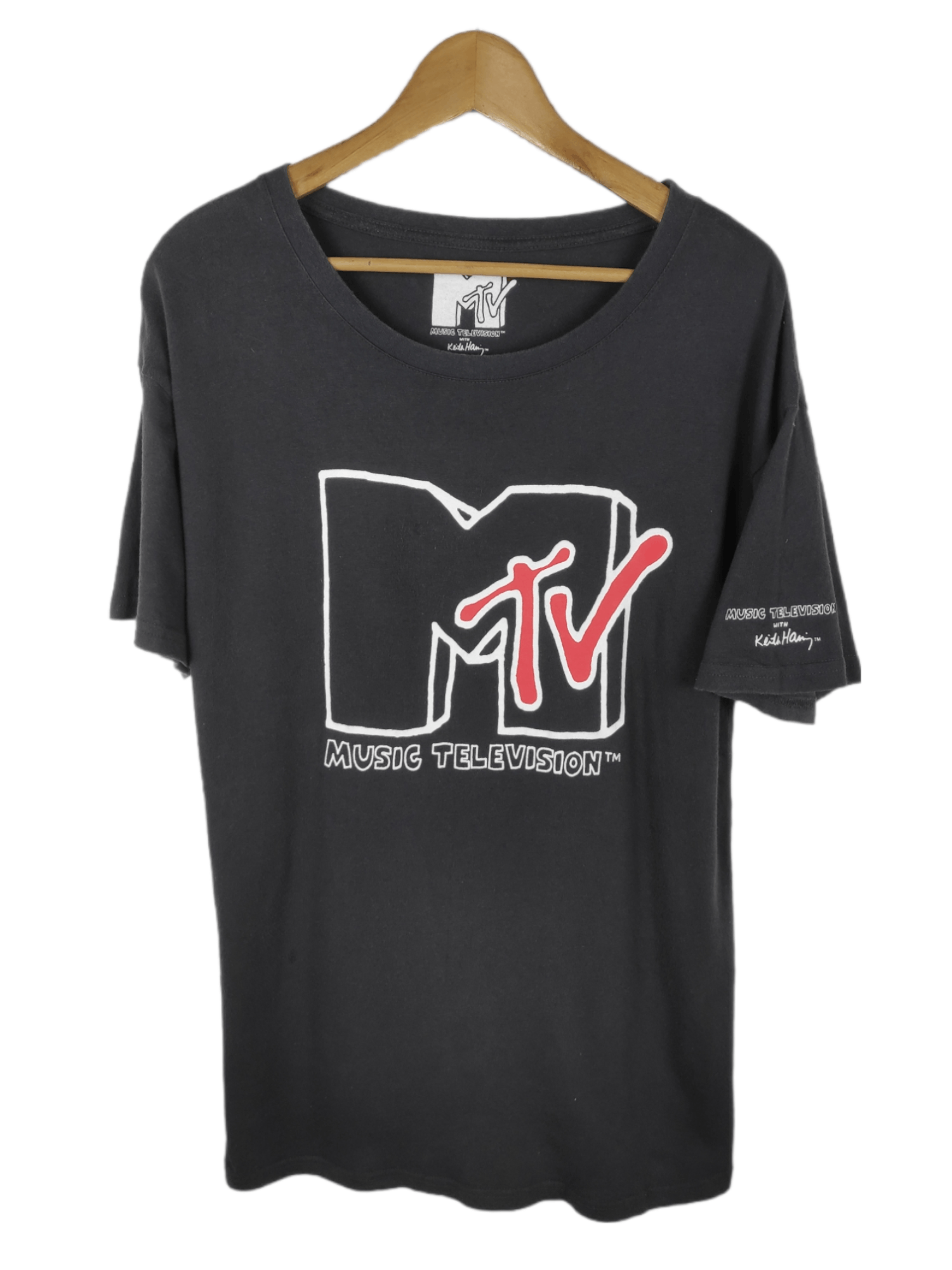 Japanese Brand MTV x Keith Haring Pop Art Love Design Shirt Size US L / EU 52-54 / 3 - 1 Thumbnail