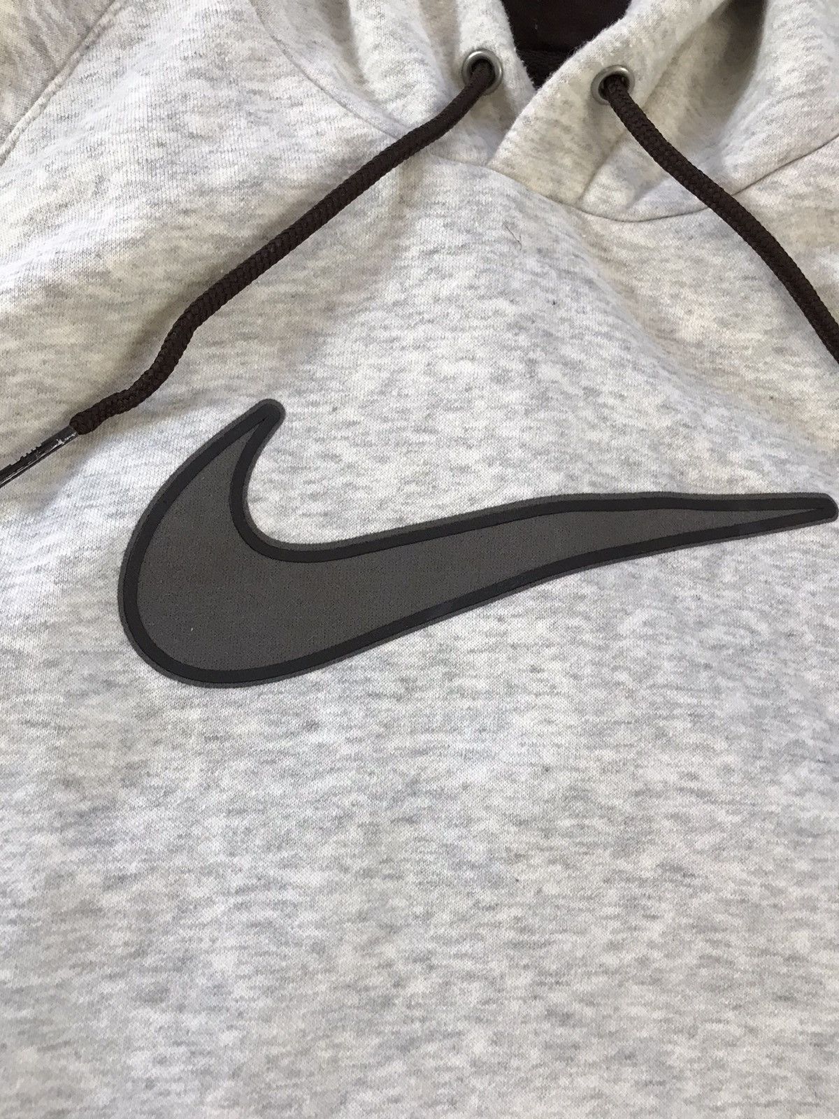 Jordan Brand × Nike × Vintage Nike vintage swoosh hoodie brown mocha heather medium Size US M / EU 48-50 / 2 - 3 Thumbnail