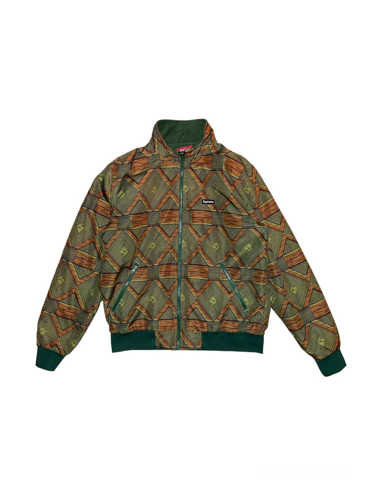 shops for sale Supreme African Tribal Windbreaker Fleece Jacket