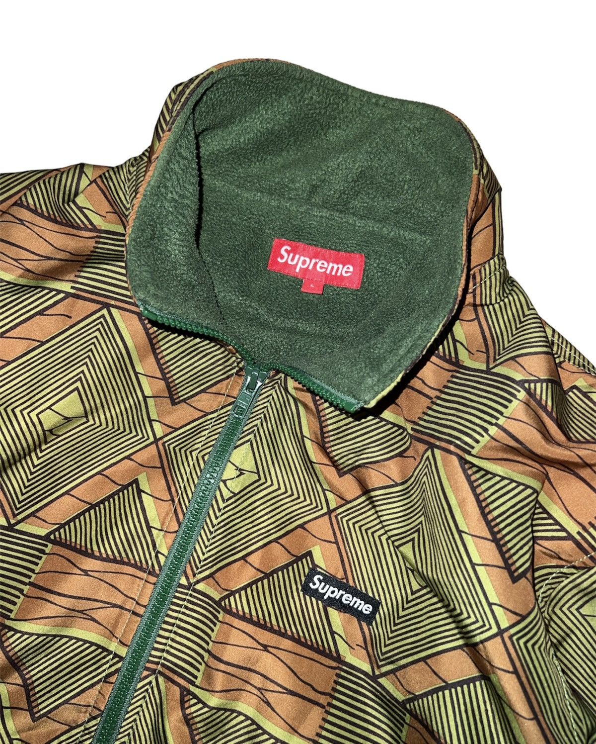 Supreme Supreme African Tribal Windbreaker Fleece Jacket | Grailed