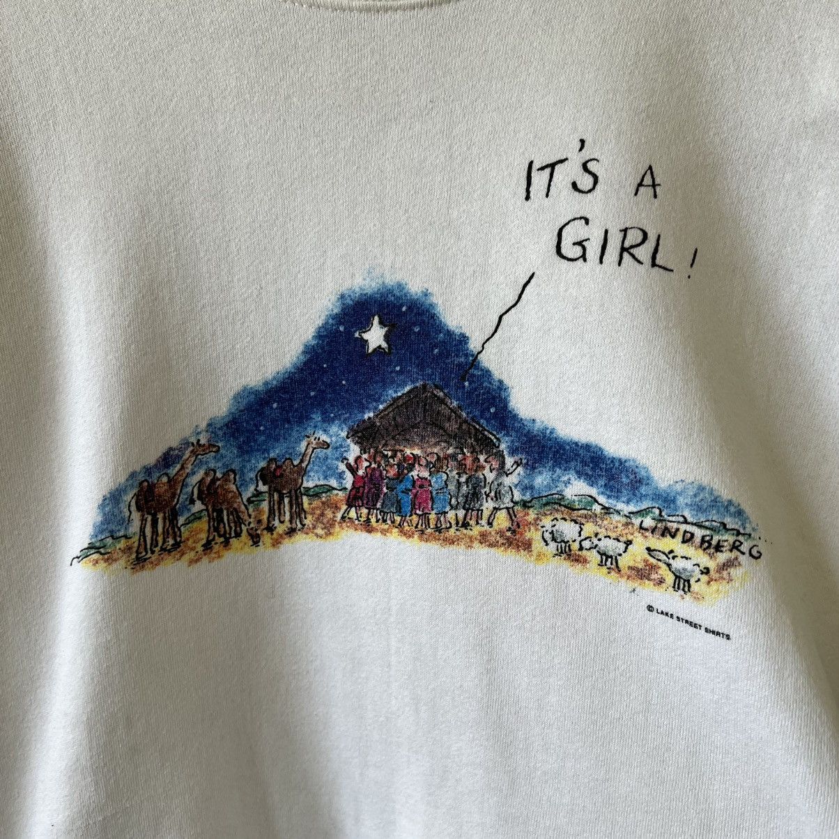Other × Vintage Vintage Jesus “It’s a Girl” Sweater Christian Humor Size US XL / EU 56 / 4 - 2 Thumbnail