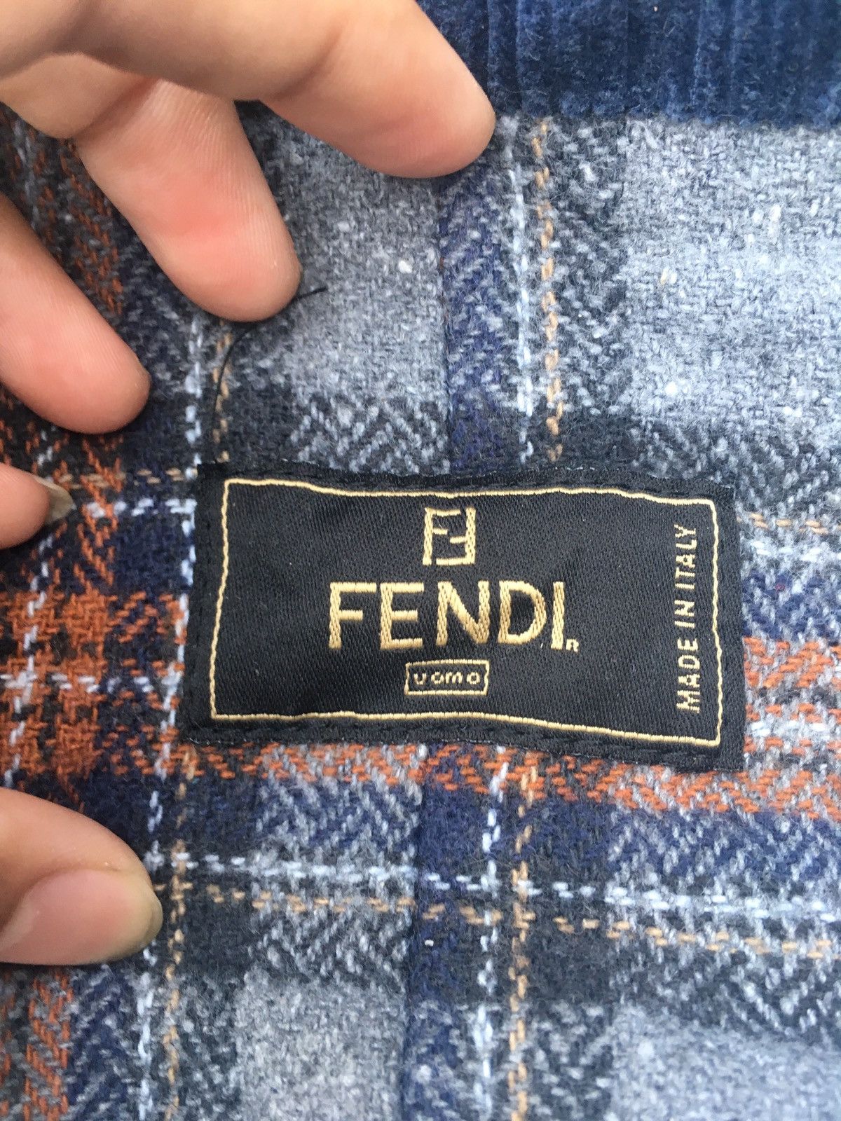 Fendi Vintage Fendi Corduroy Blazer Jacket Size 36S - 6 Thumbnail