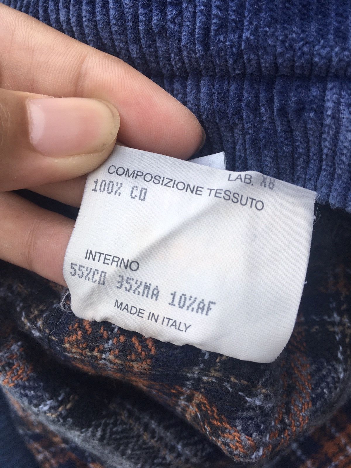 Fendi Vintage Fendi Corduroy Blazer Jacket Size 36S - 10 Thumbnail