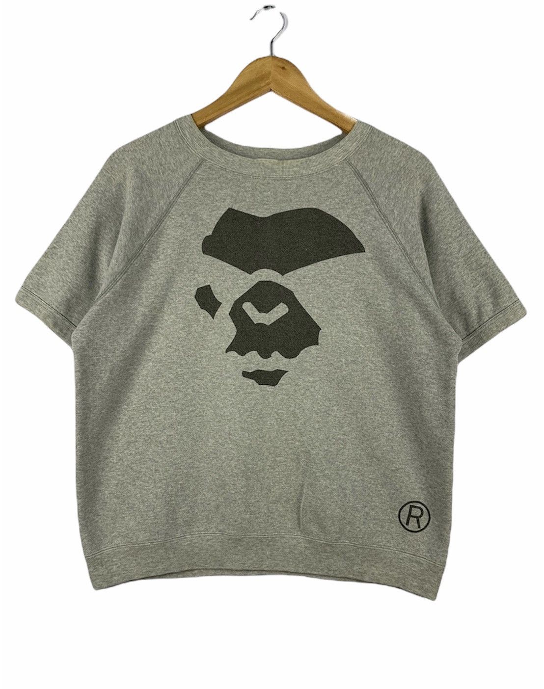 Bape Mad Ape Face S/S Crewneck Size US S / EU 44-46 / 1 - 1 Thumbnail