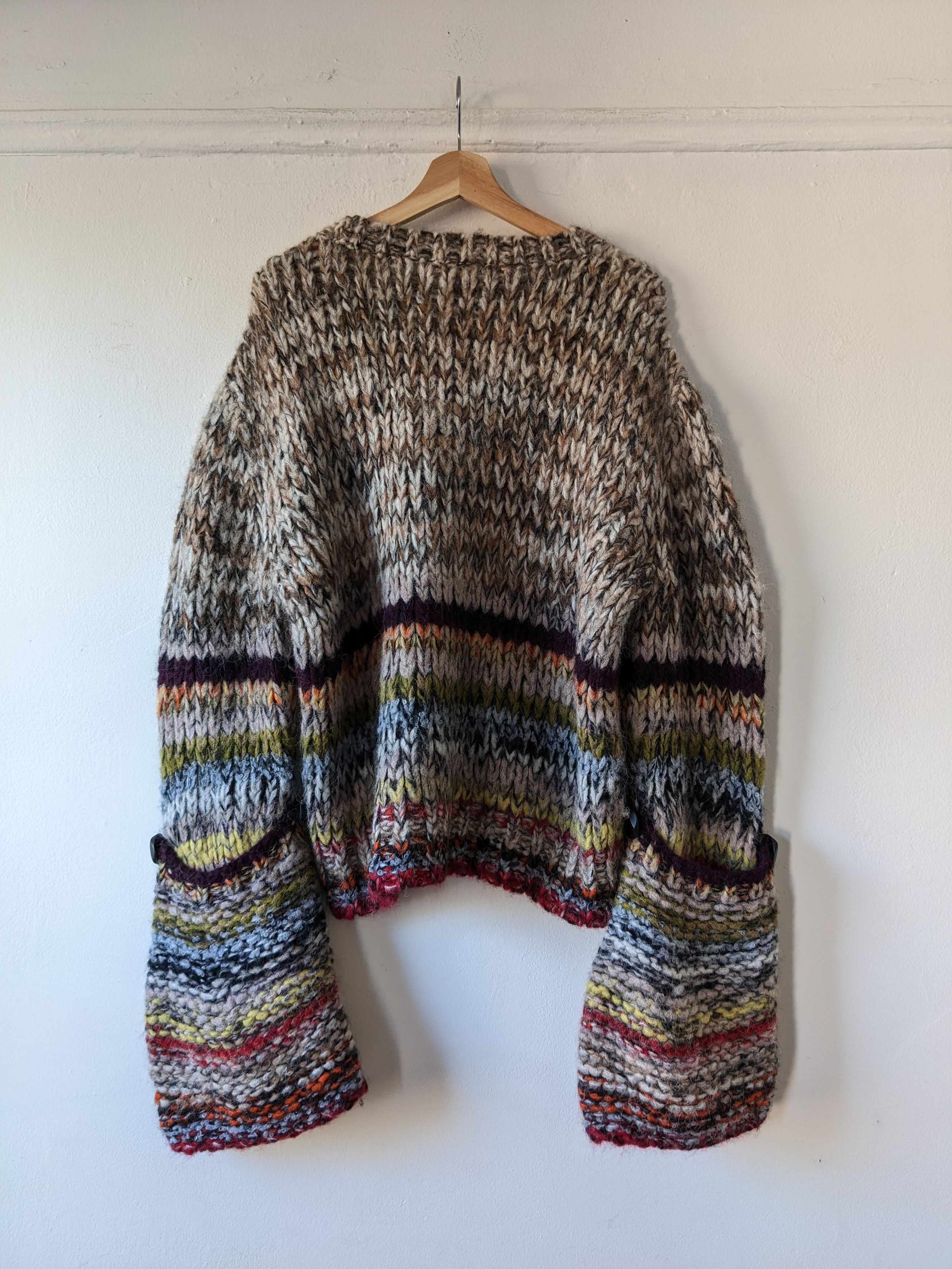Stella McCartney 17FW Hand Knit Alpaca Bell Sleeves Sweater Size US L / EU 52-54 / 3 - 4 Thumbnail