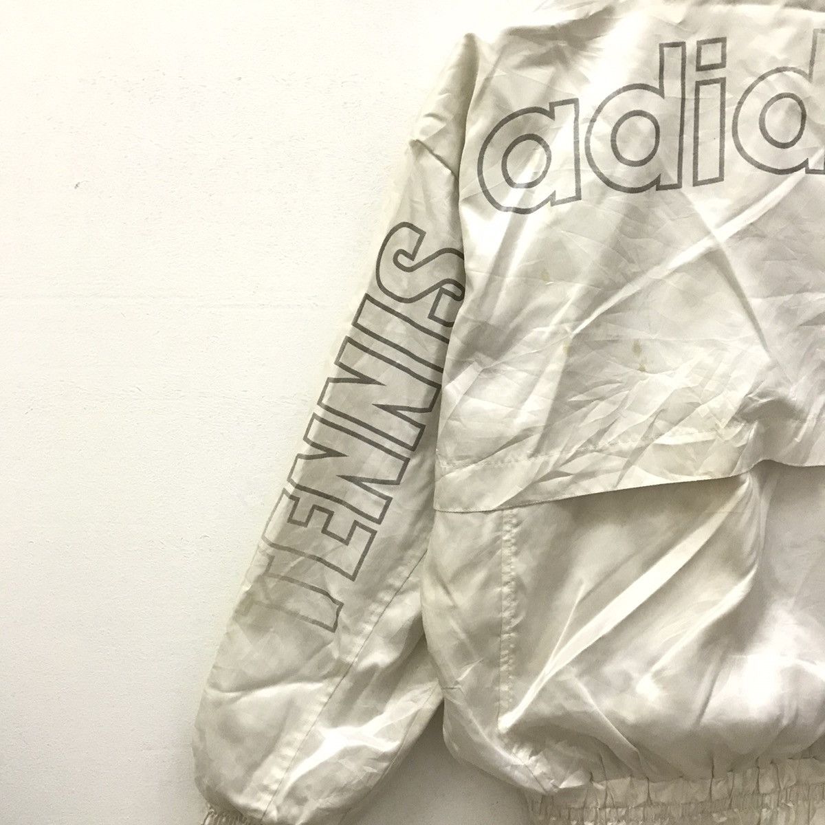 Adidas × Vintage Vintage Adidas Tennis Spellout ADIDAS TENNIS Windbreaker Size US M / EU 48-50 / 2 - 7 Thumbnail