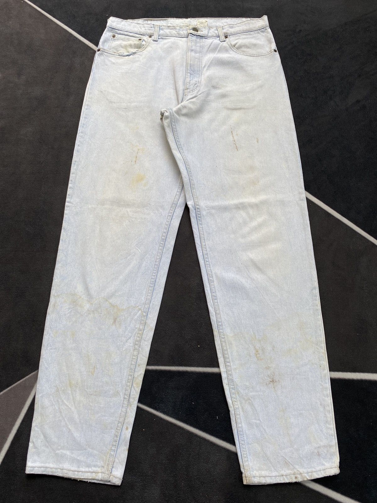 Jean × Levi's × Vintage 90s VINTAGE LEVIS 550 LIGHT WASH JEANS-J373 Size US 36 / EU 52 - 2 Thumbnail