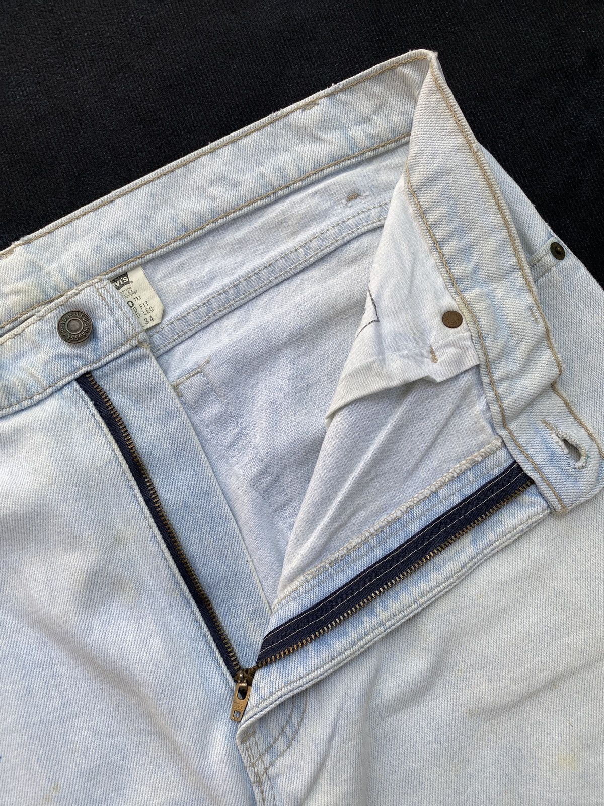 Jean × Levi's × Vintage 90s VINTAGE LEVIS 550 LIGHT WASH JEANS-J373 Size US 36 / EU 52 - 5 Thumbnail